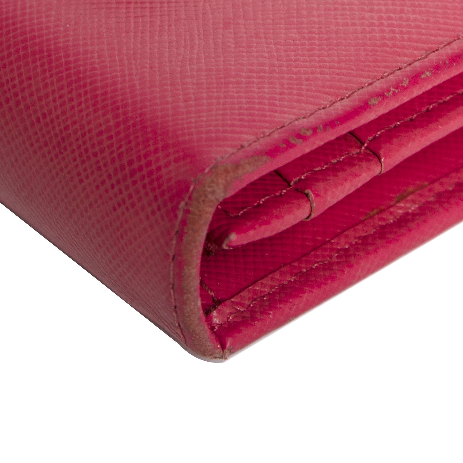 Prada Saffiano Leather Bow Wallet