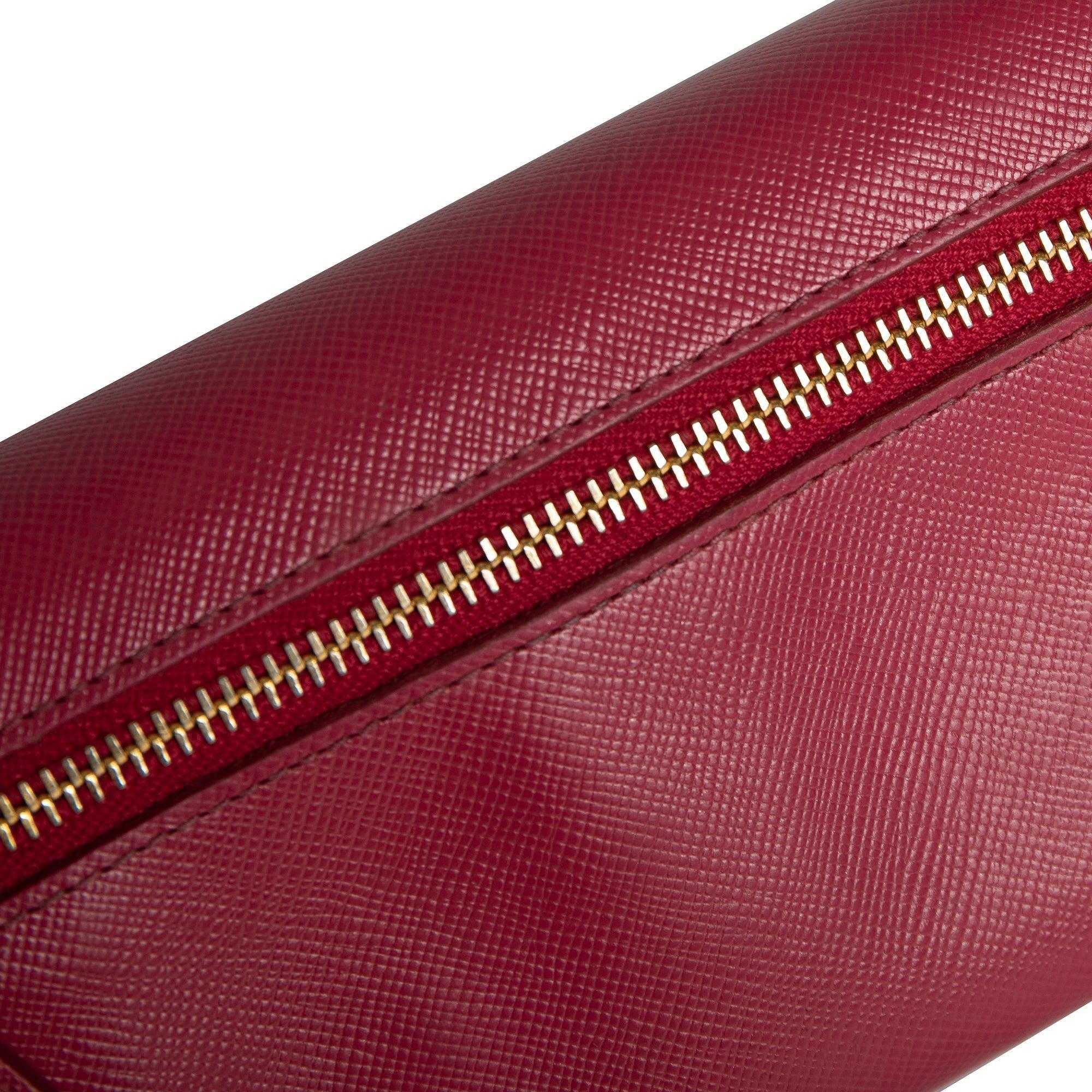 Prada Saffiano Leather Bow Wallet