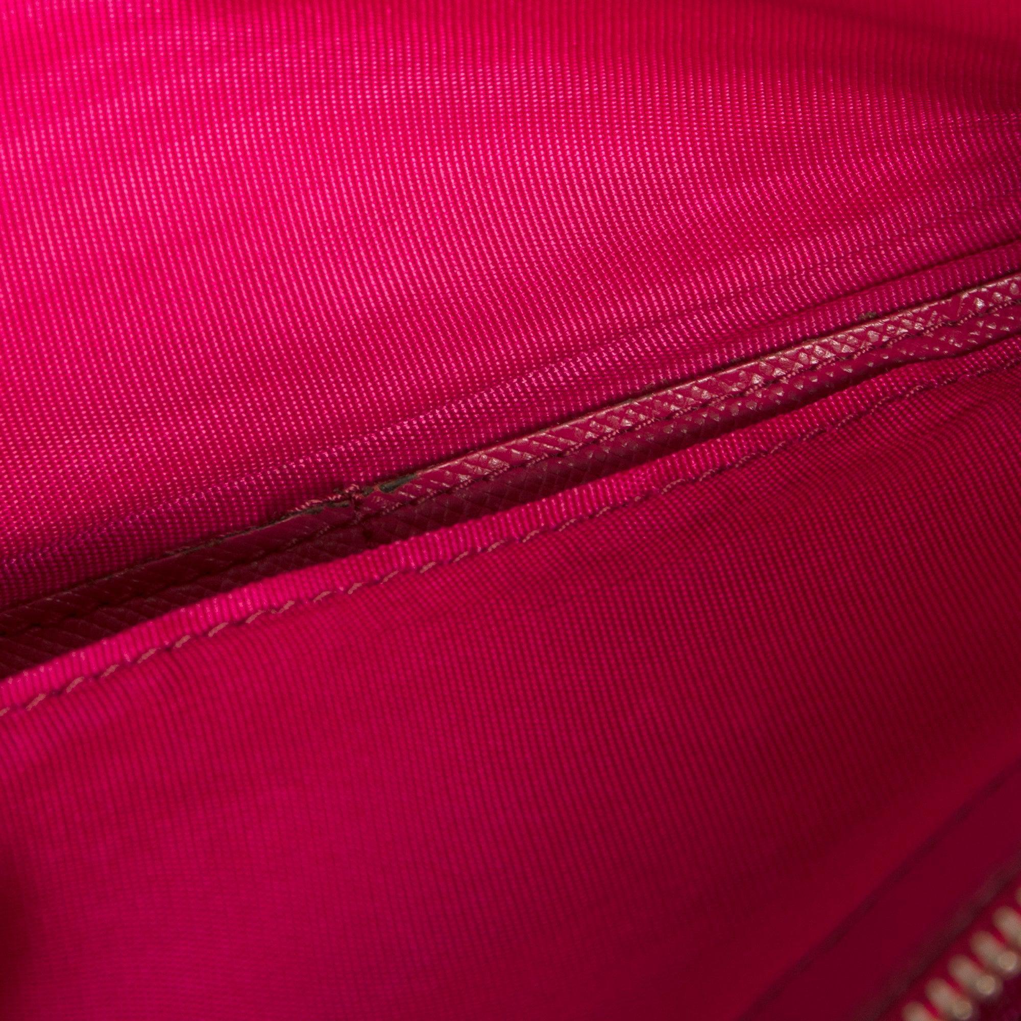 Prada Saffiano Leather Bow Wallet