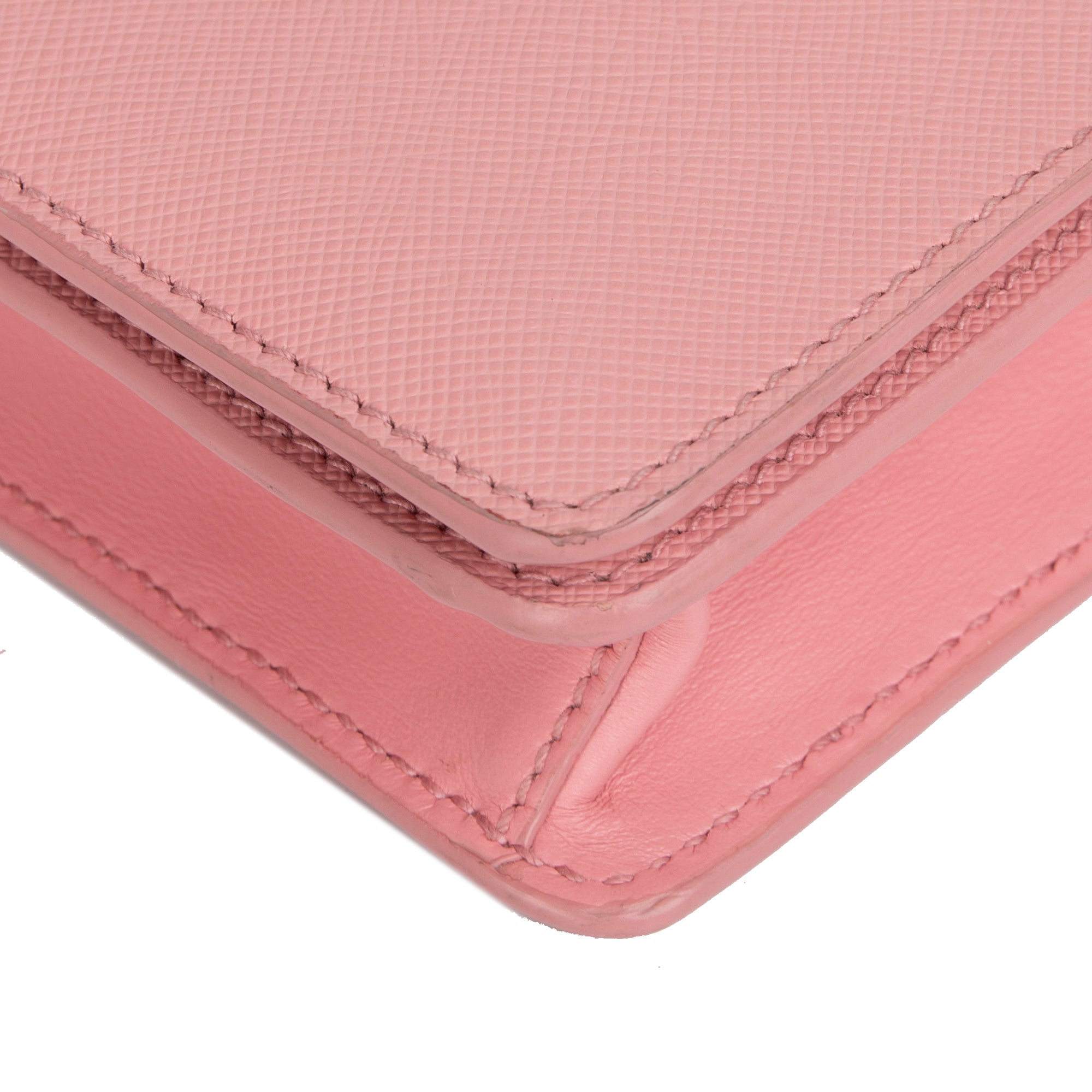 Prada Saffiano Leather Crossbody Chain Bag