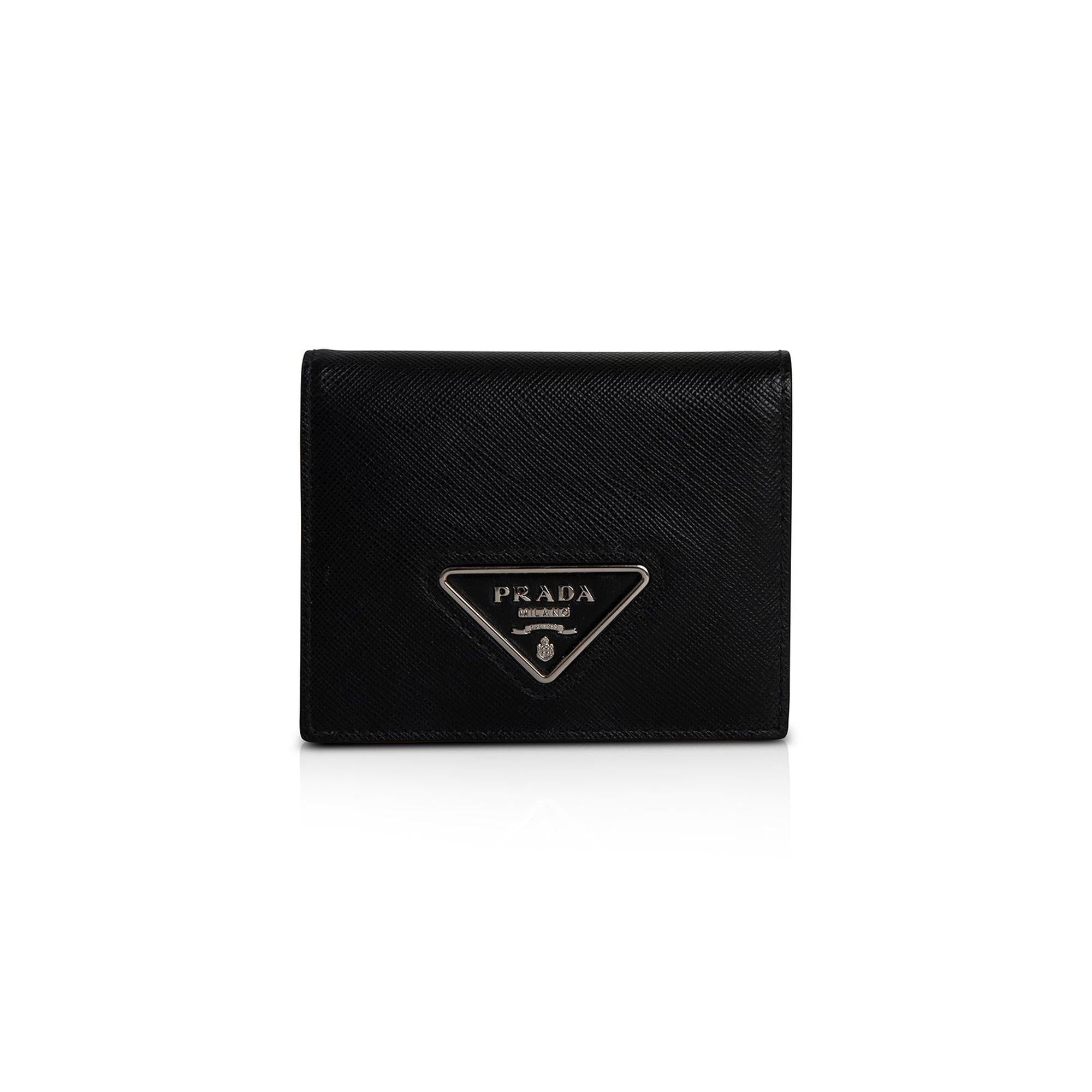 Prada Saffiano Leather Small Wallet