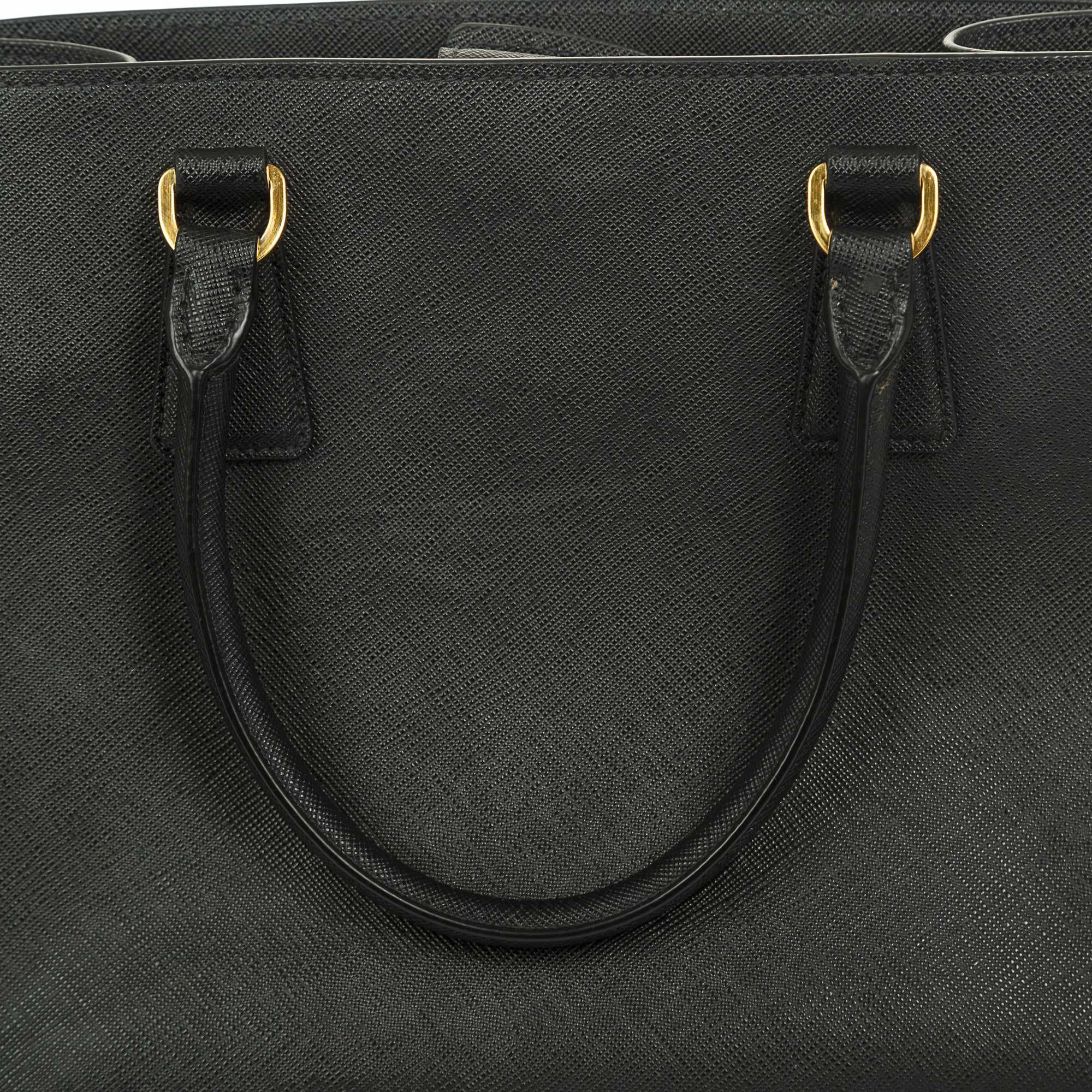 Prada Saffiano Leather Tote w/ Strap