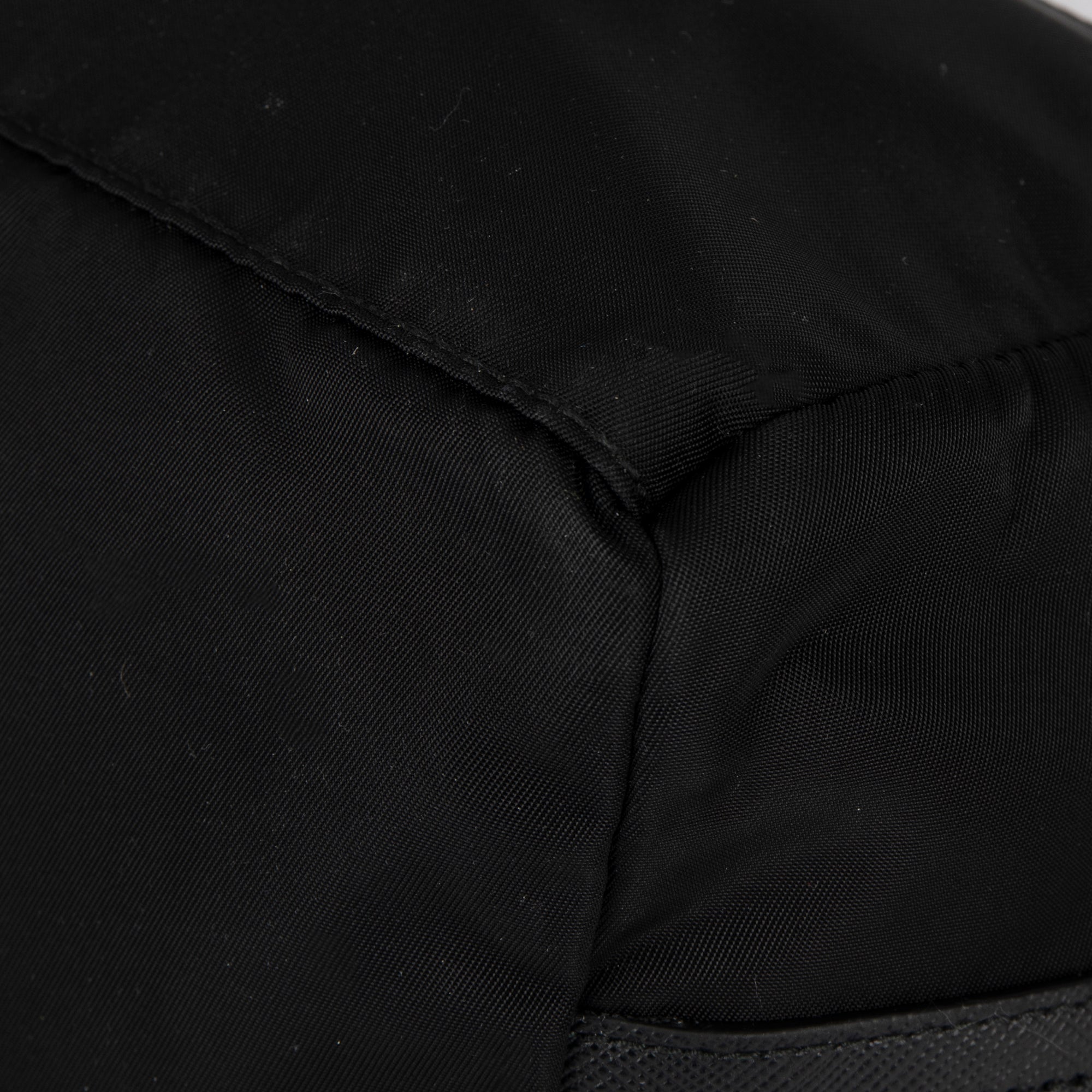 Prada Saffiano Leather Trimmed Tessuto Nylon Toiletry Bag