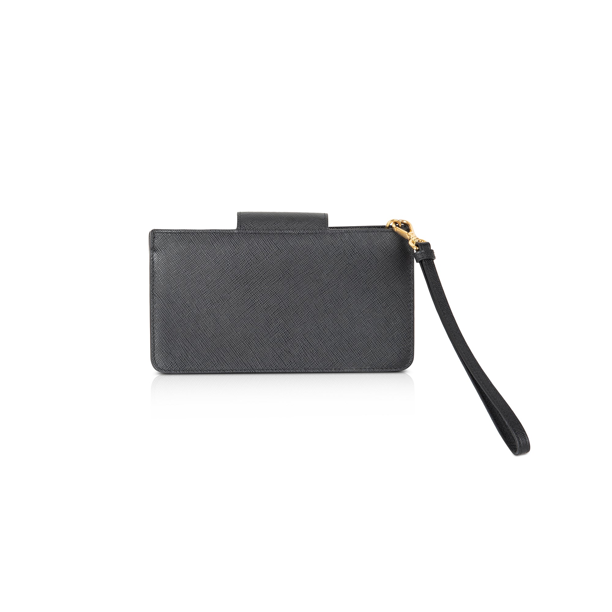 Prada Saffiano Leather Wristlet