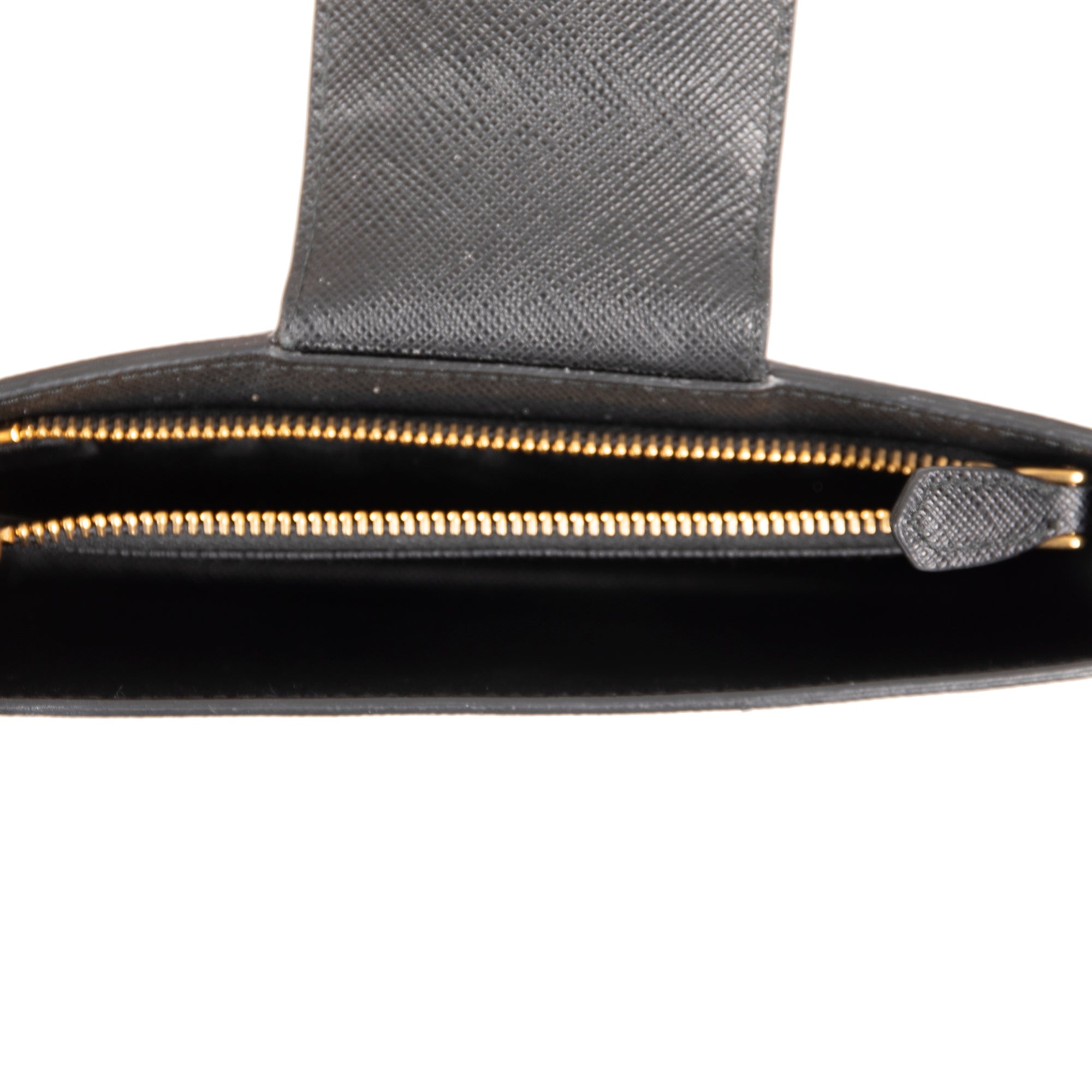 Prada Saffiano Leather Wristlet