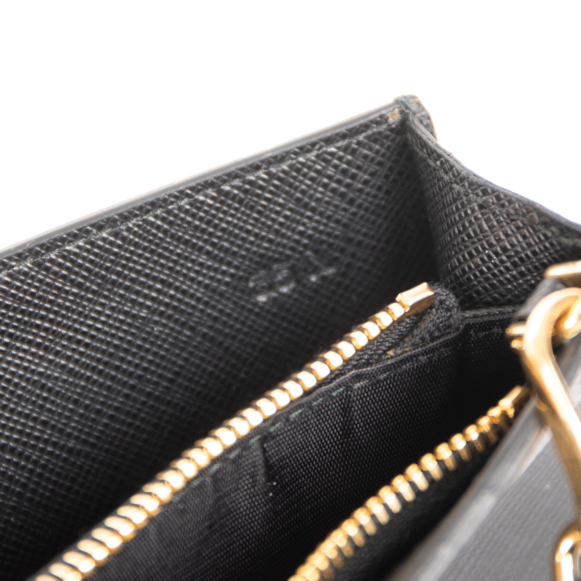 Prada Saffiano Leather Wristlet