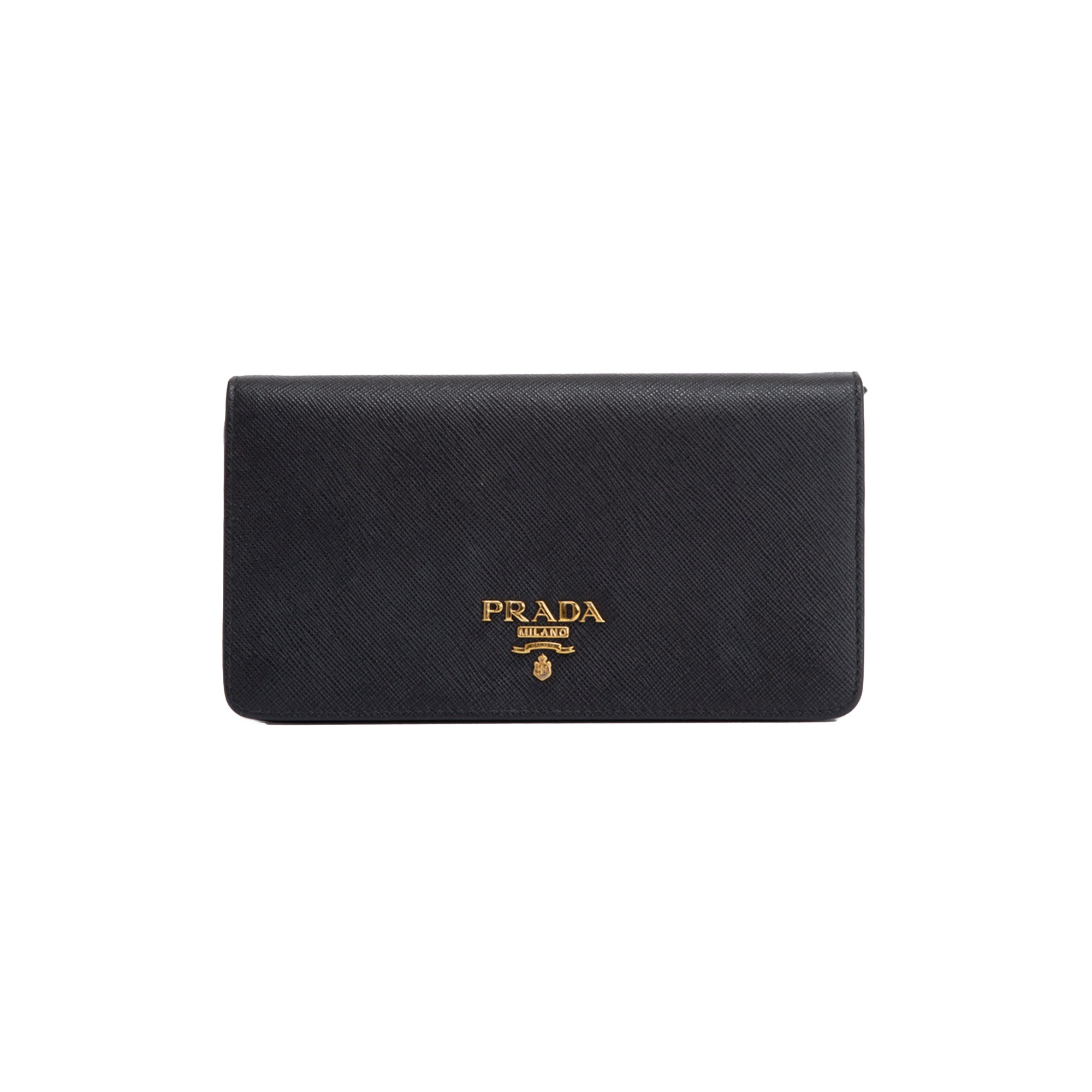 Prada Saffiano Lux Wallet on Chain