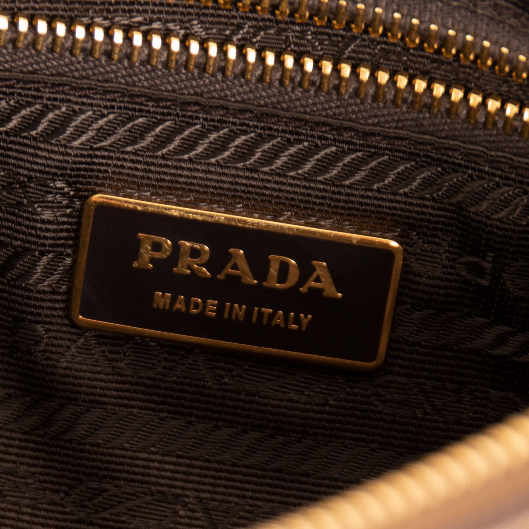 Prada Saffiano Metal Mini Shoulder Bag