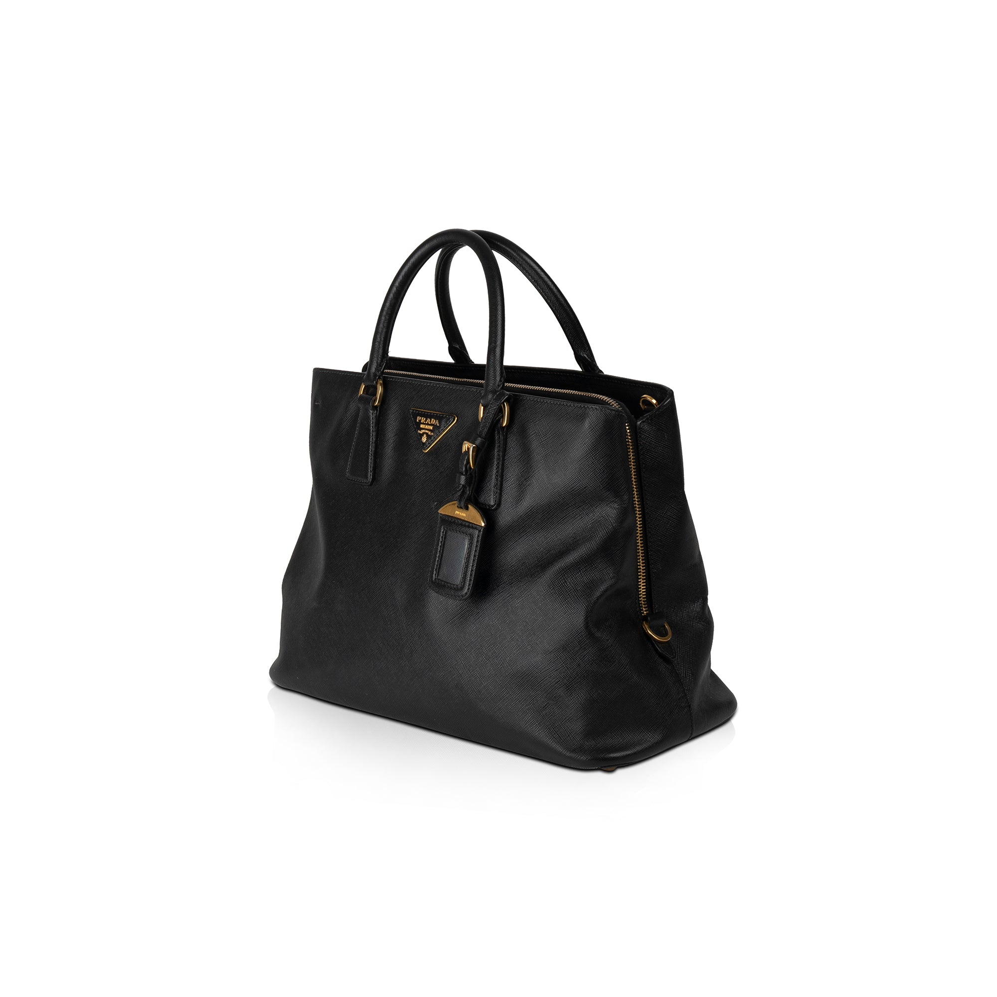 Prada Saffiano Middle Zip Tote