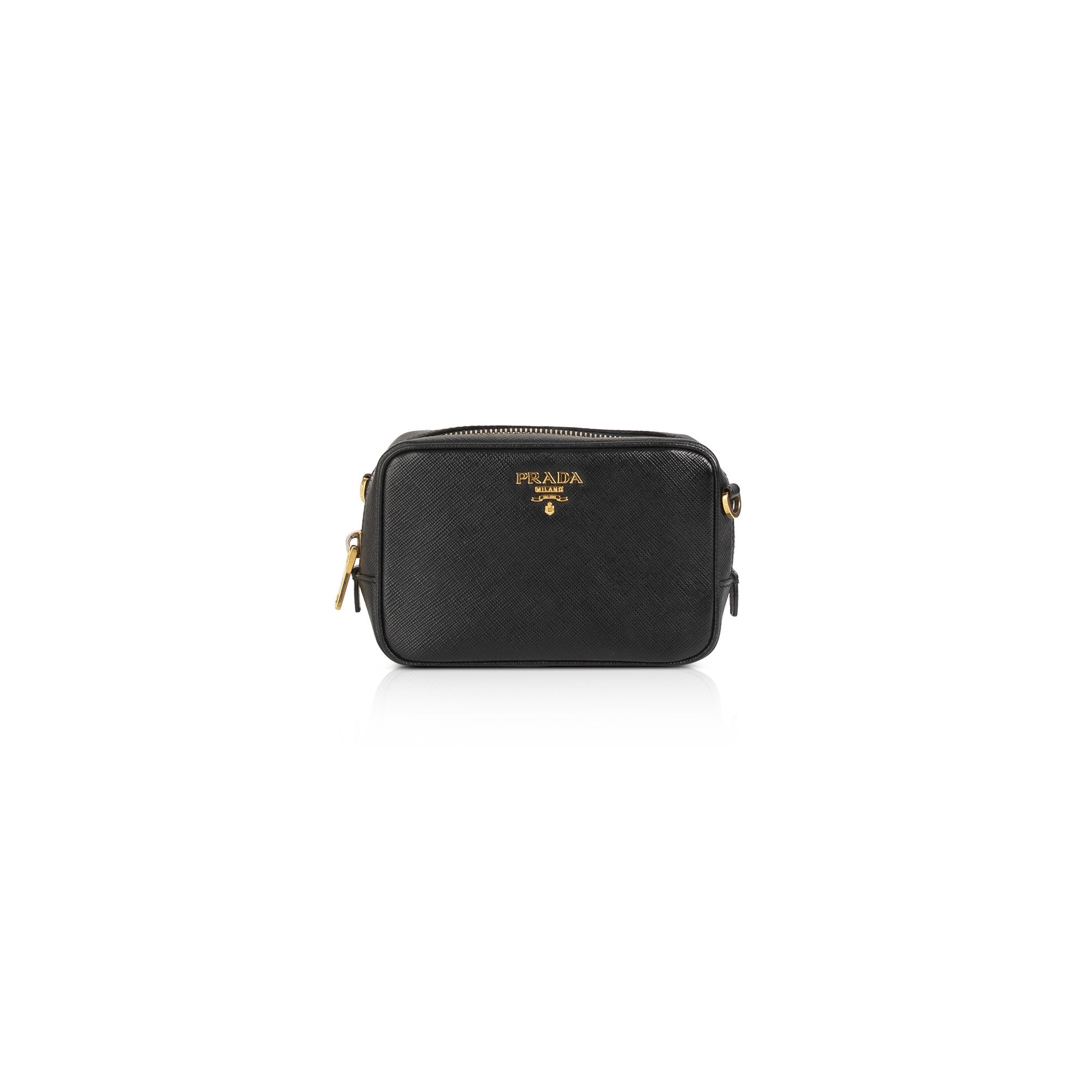 Prada Saffiano Mini Camera Crossbody Bag
