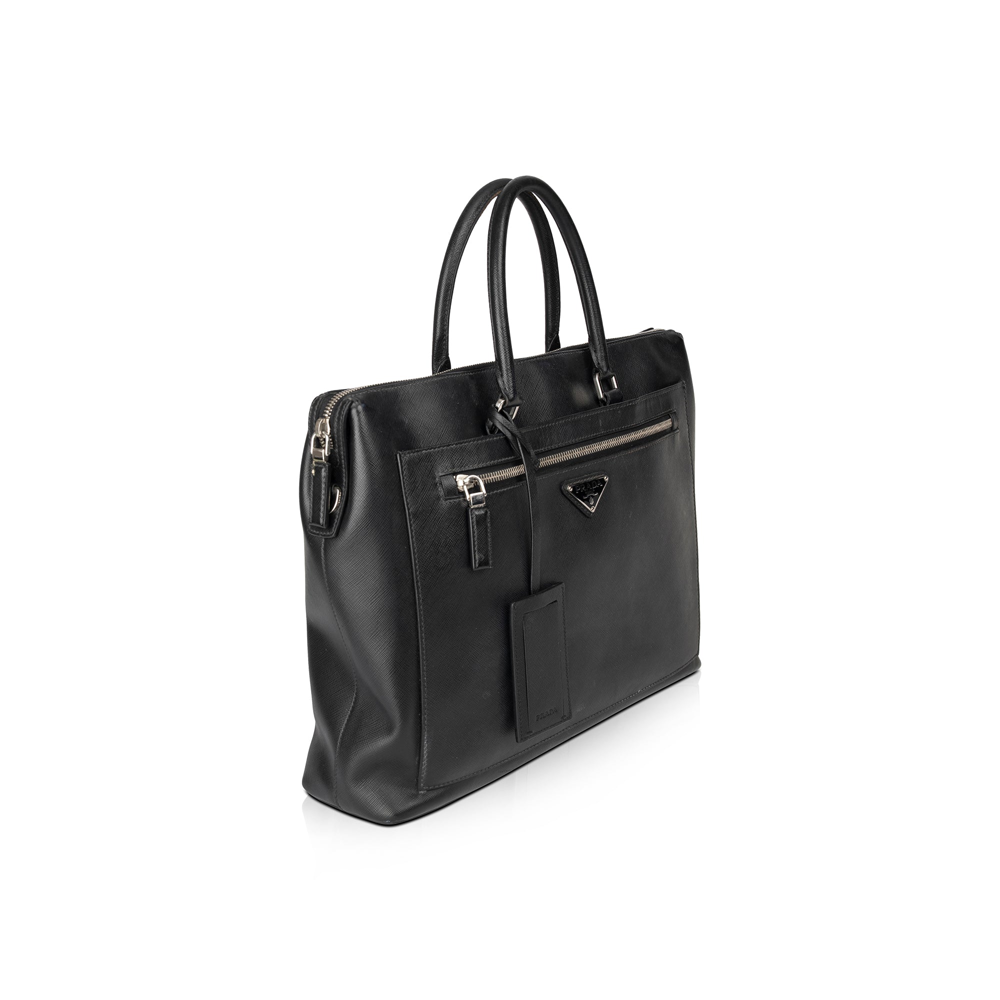 Prada Saffiano Travel Briefcase