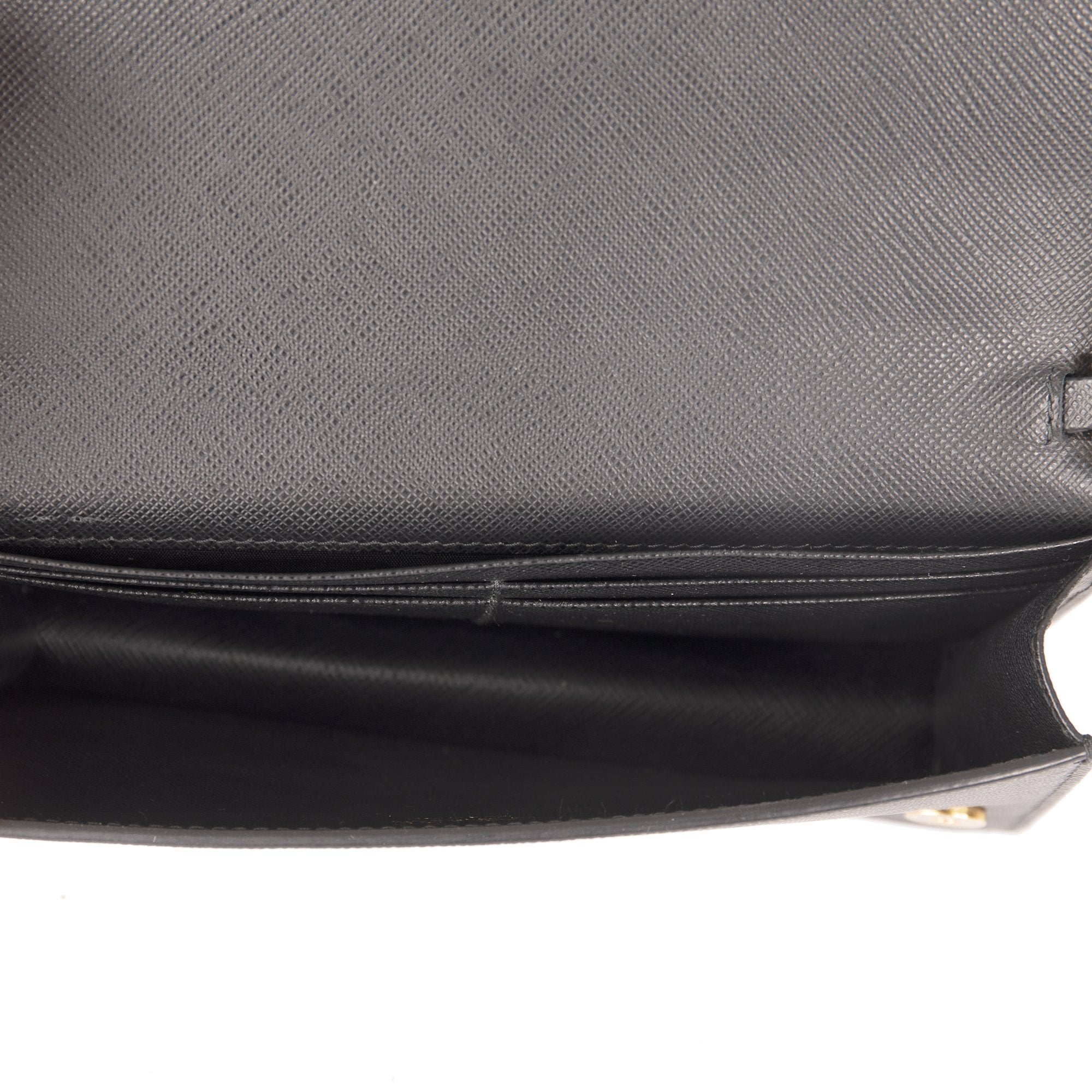 Prada Saffiano Wallet on Chain w/ Box & Authenticity Card