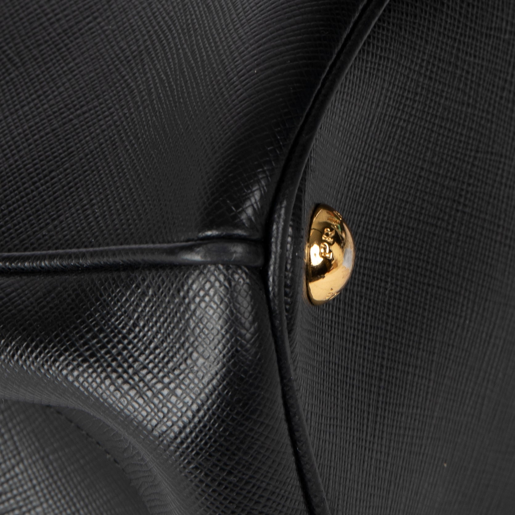 Prada Small Saffiano Lux Galleria Double Zip Tote