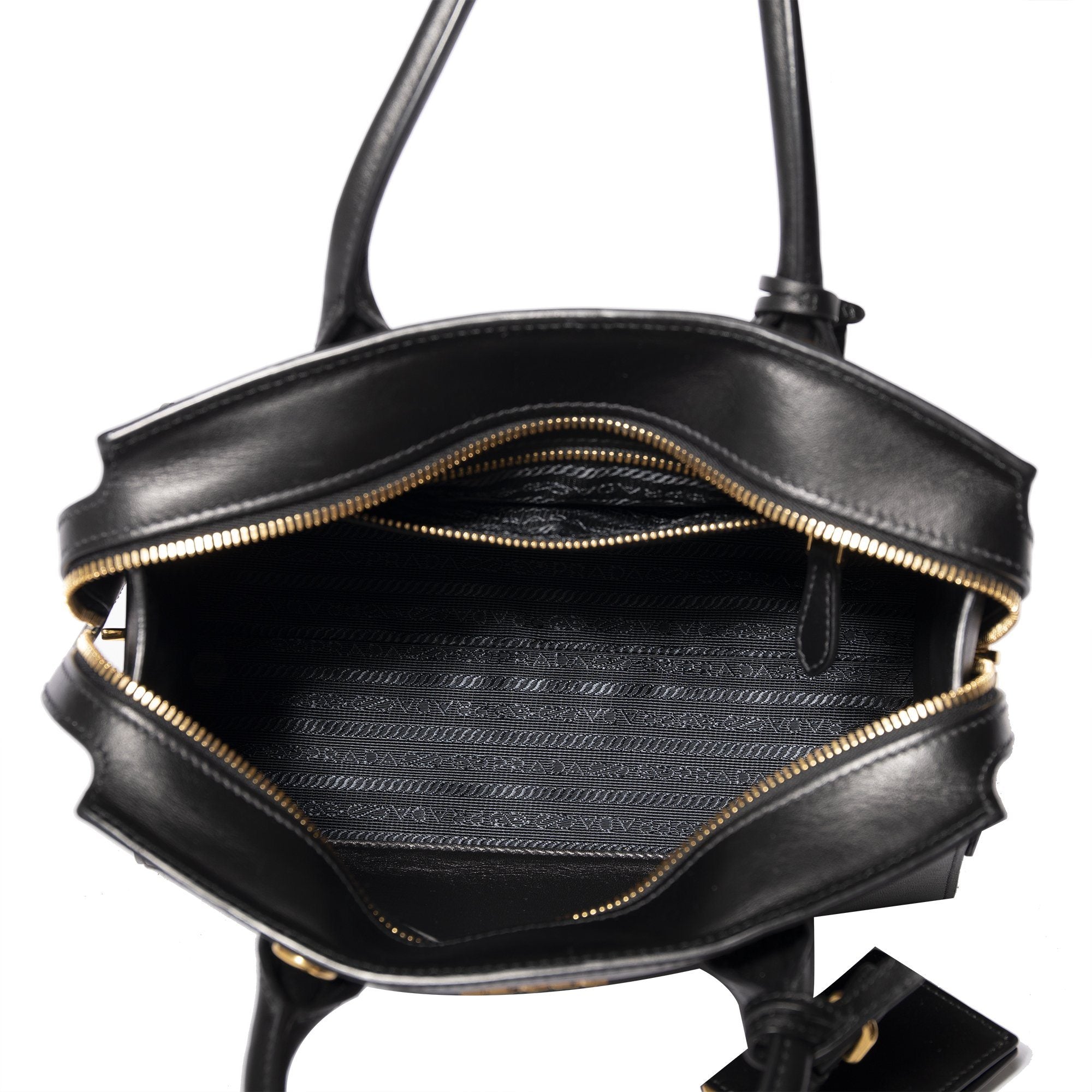 Prada Small Saffiano and City Calf Esplanade Bag