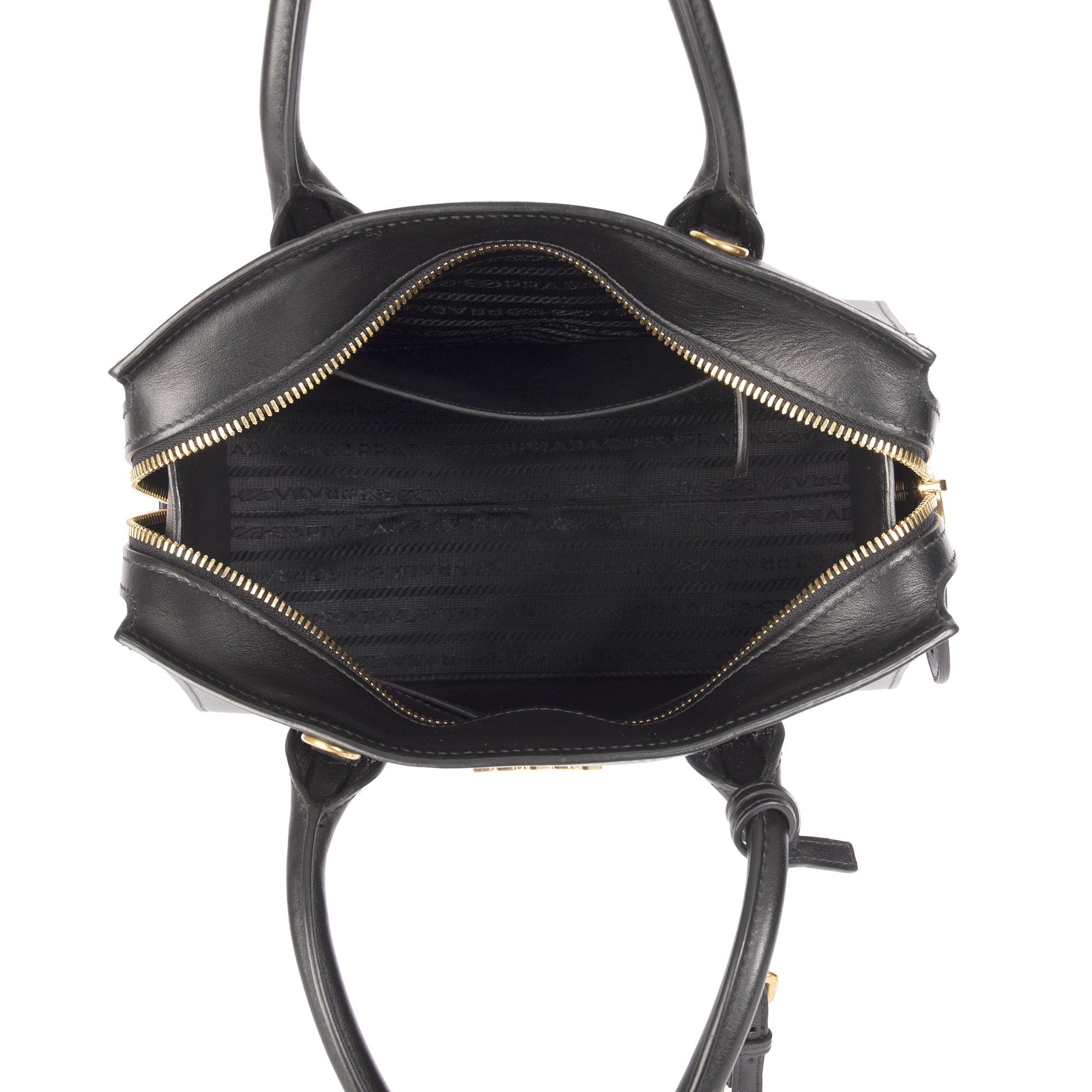 Prada Small Saffiano and City Calf Esplanade Bag