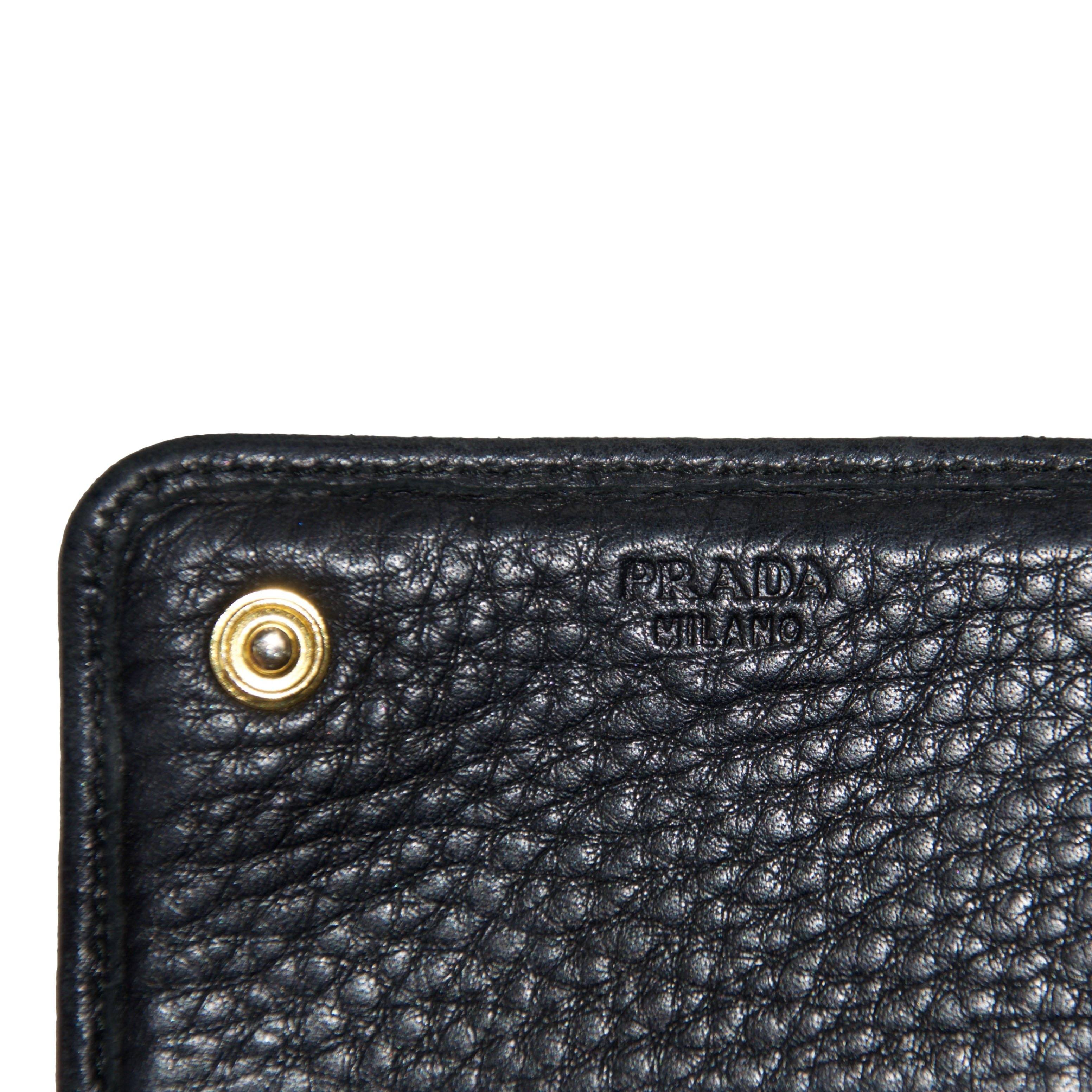 Prada Soft Calf Continental Wallet