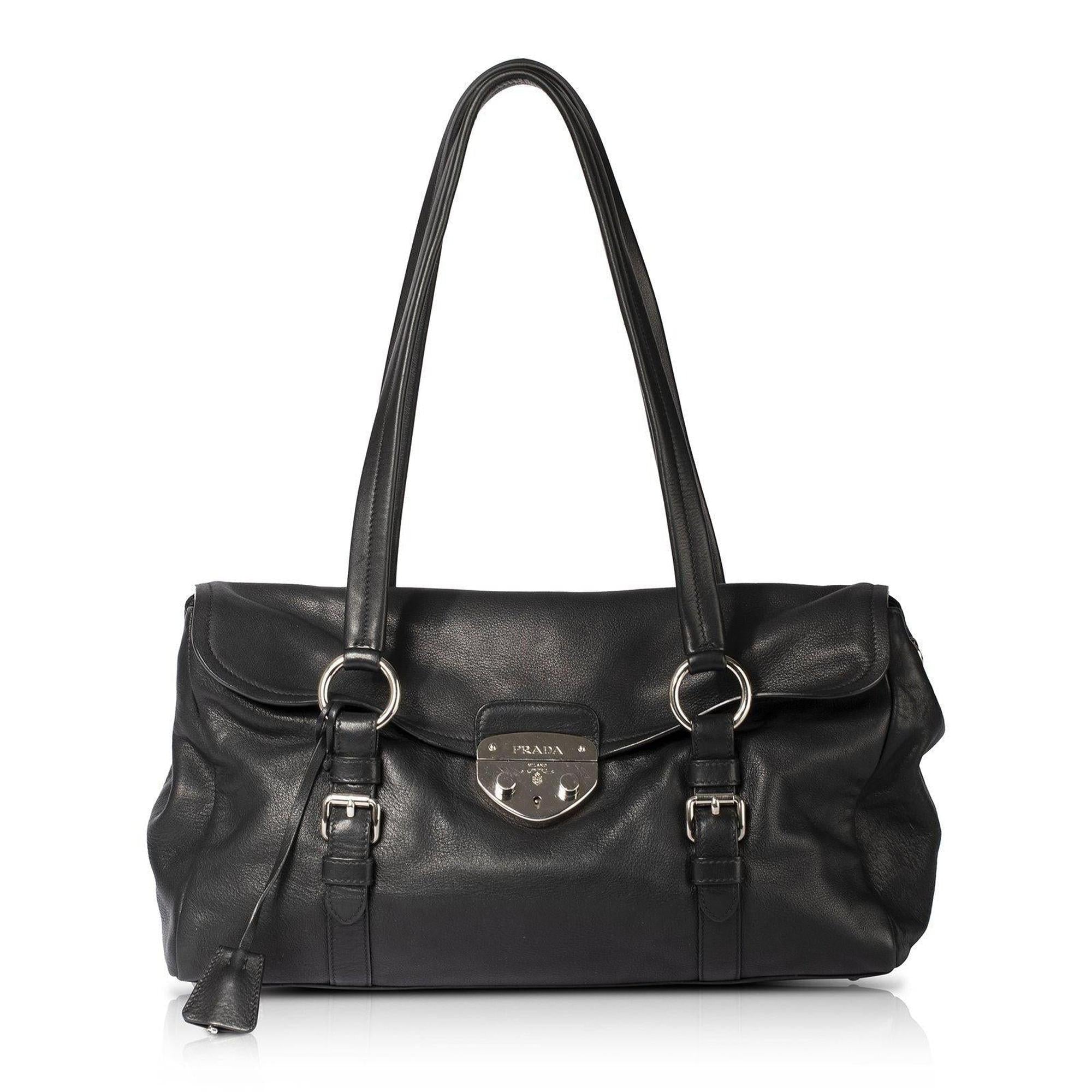 Prada Soft Calf Easy Shoulder Bag