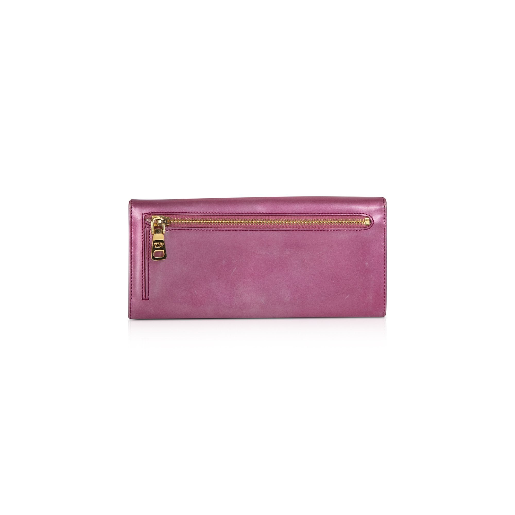 Prada Spazzolato Continental Wallet