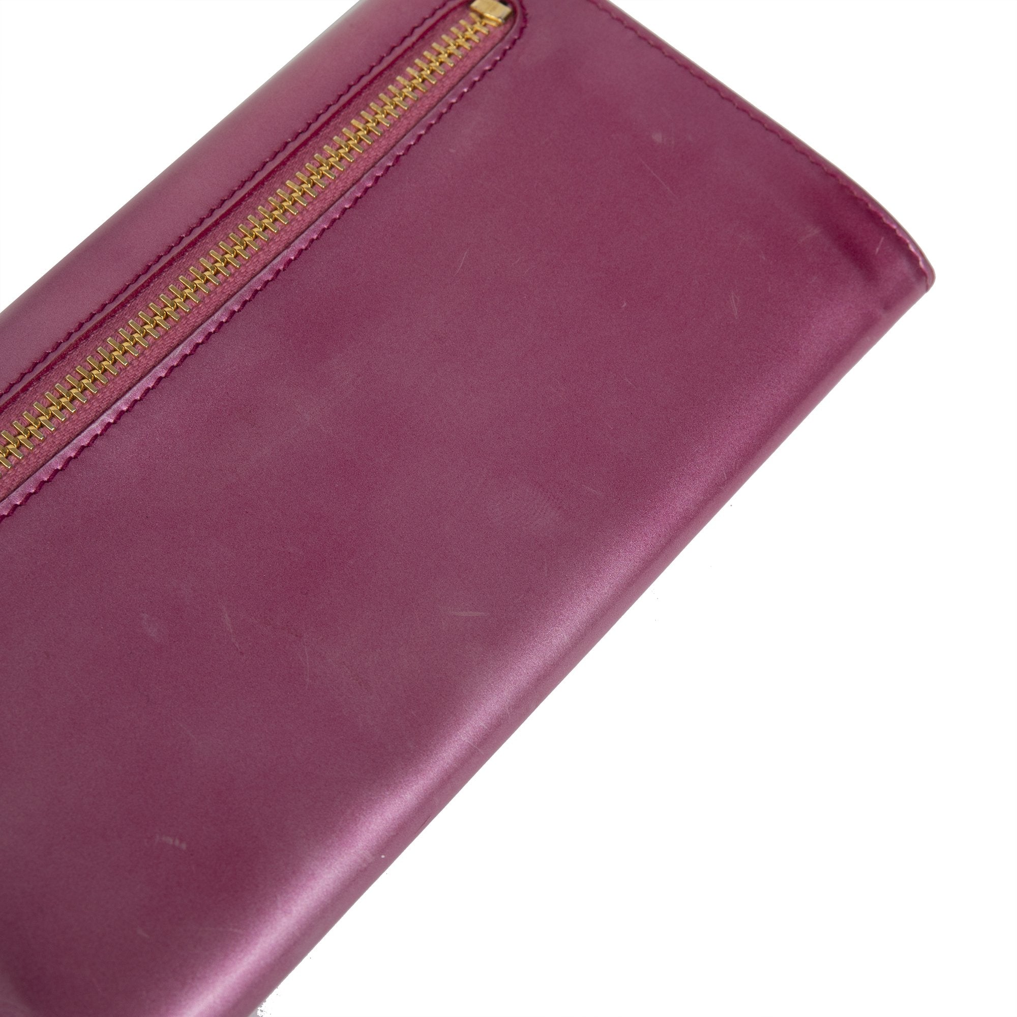 Prada Spazzolato Continental Wallet