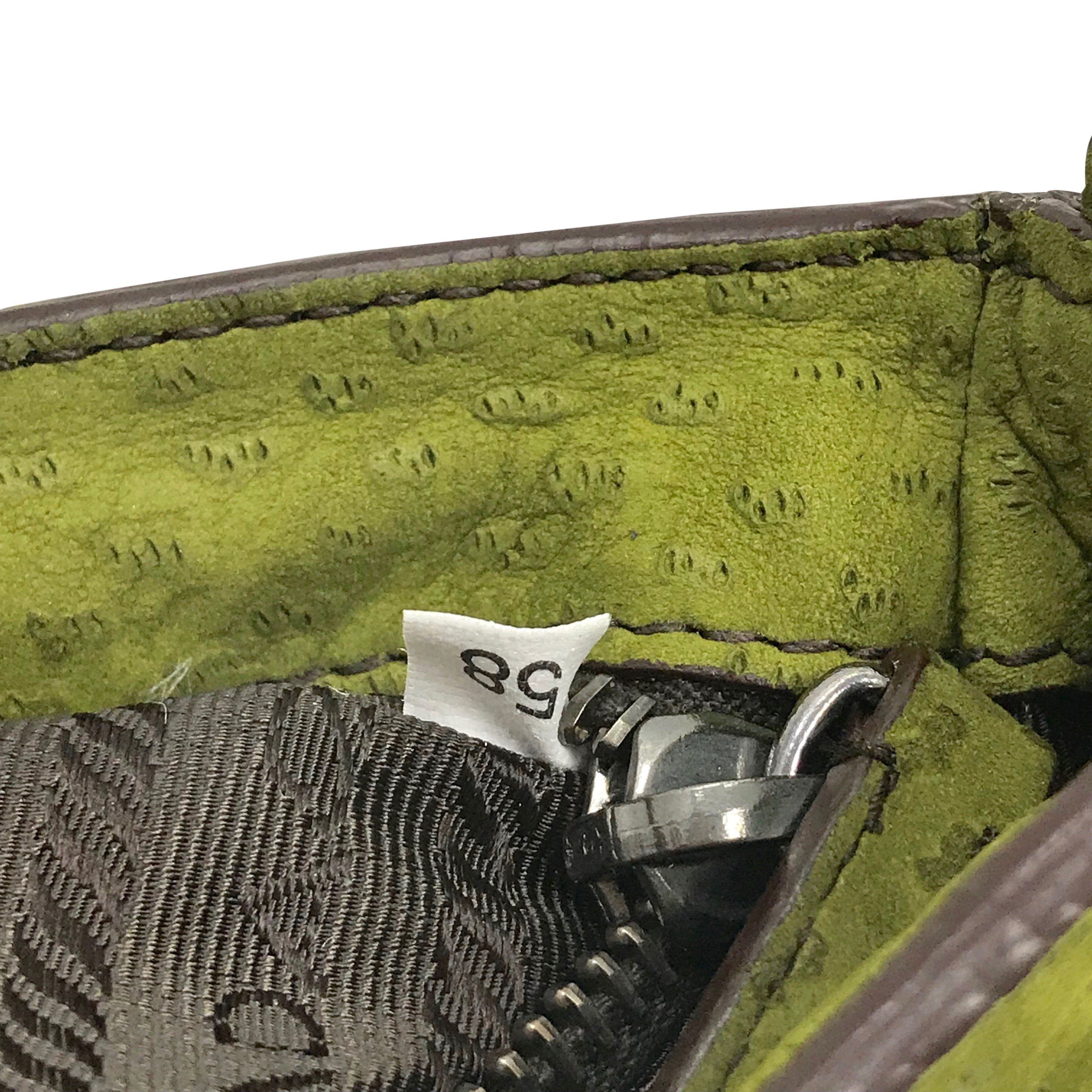 Prada Suede Saddle Shoulder Bag