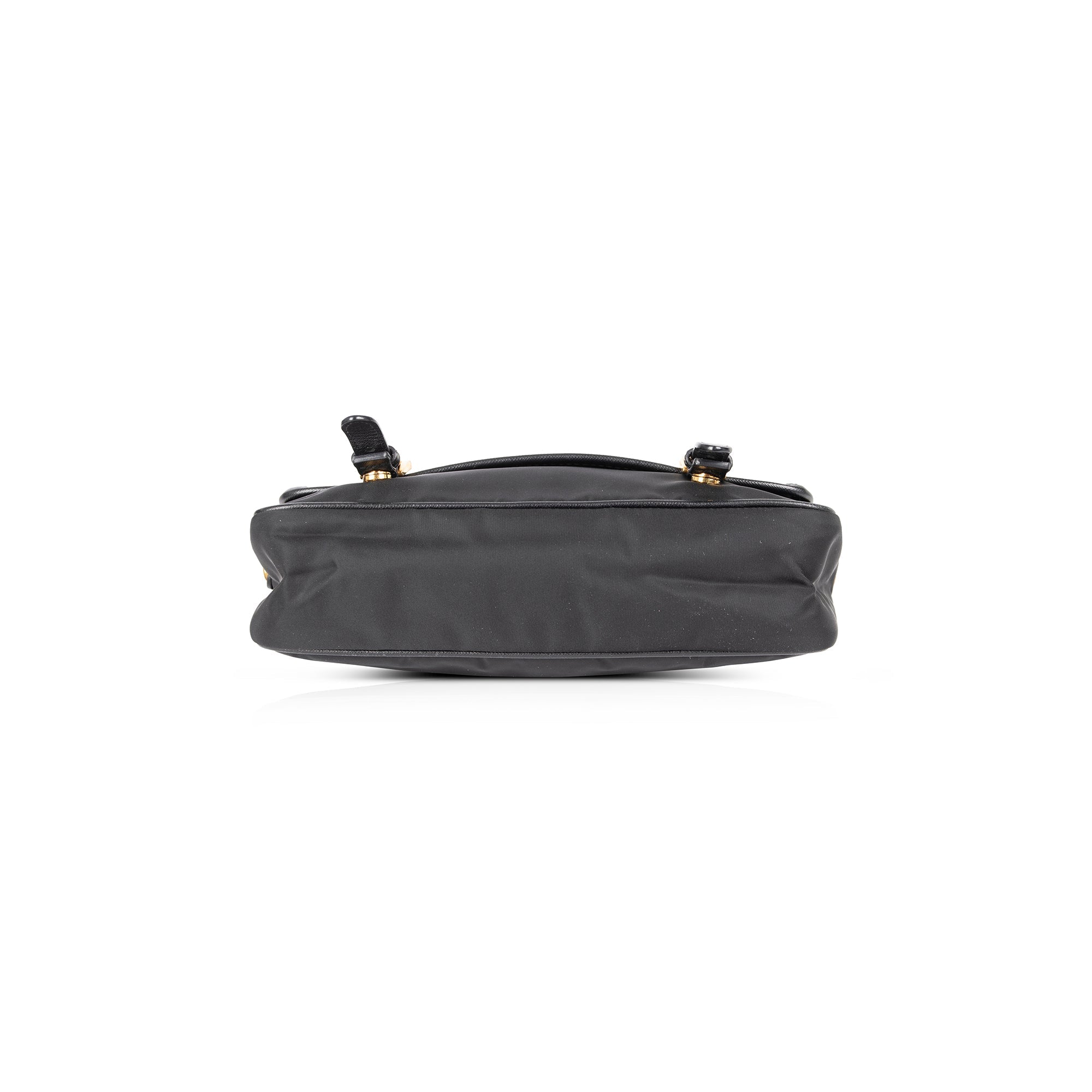 Prada Tessuto Buckle Crossbody Bag