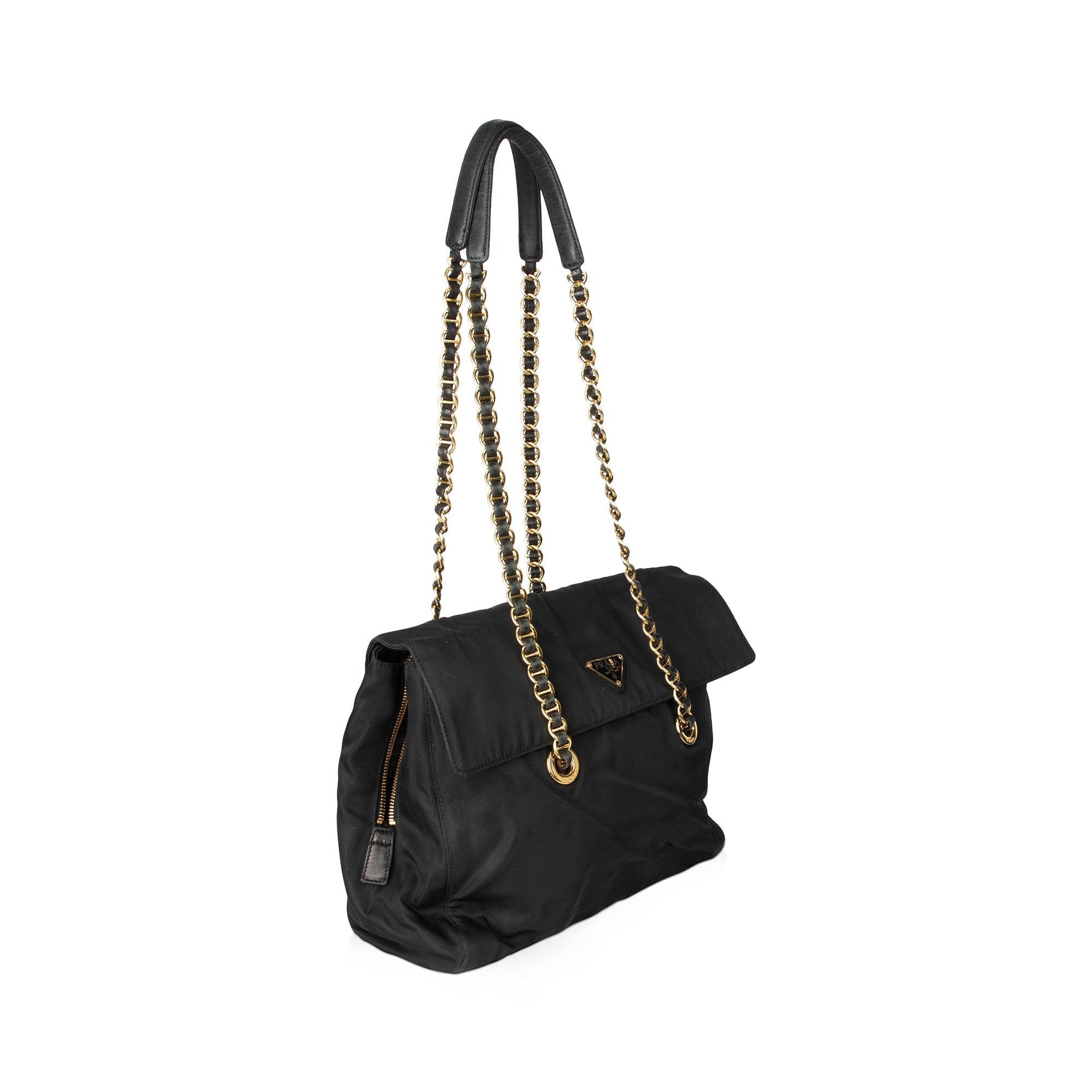 Prada Tessuto Nylon Flap Shoulder Bag