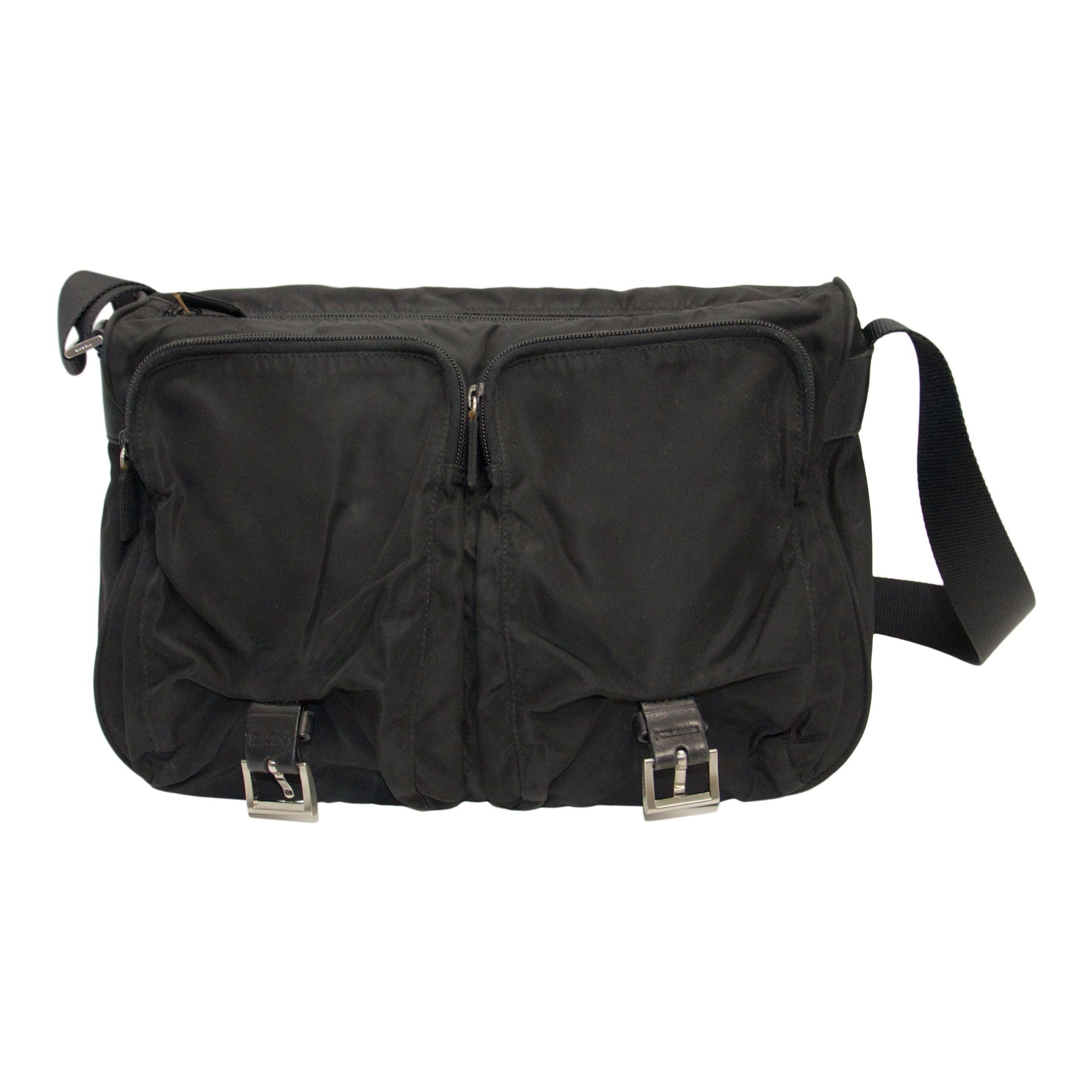 Prada Tessuto Nylon Messenger Bag