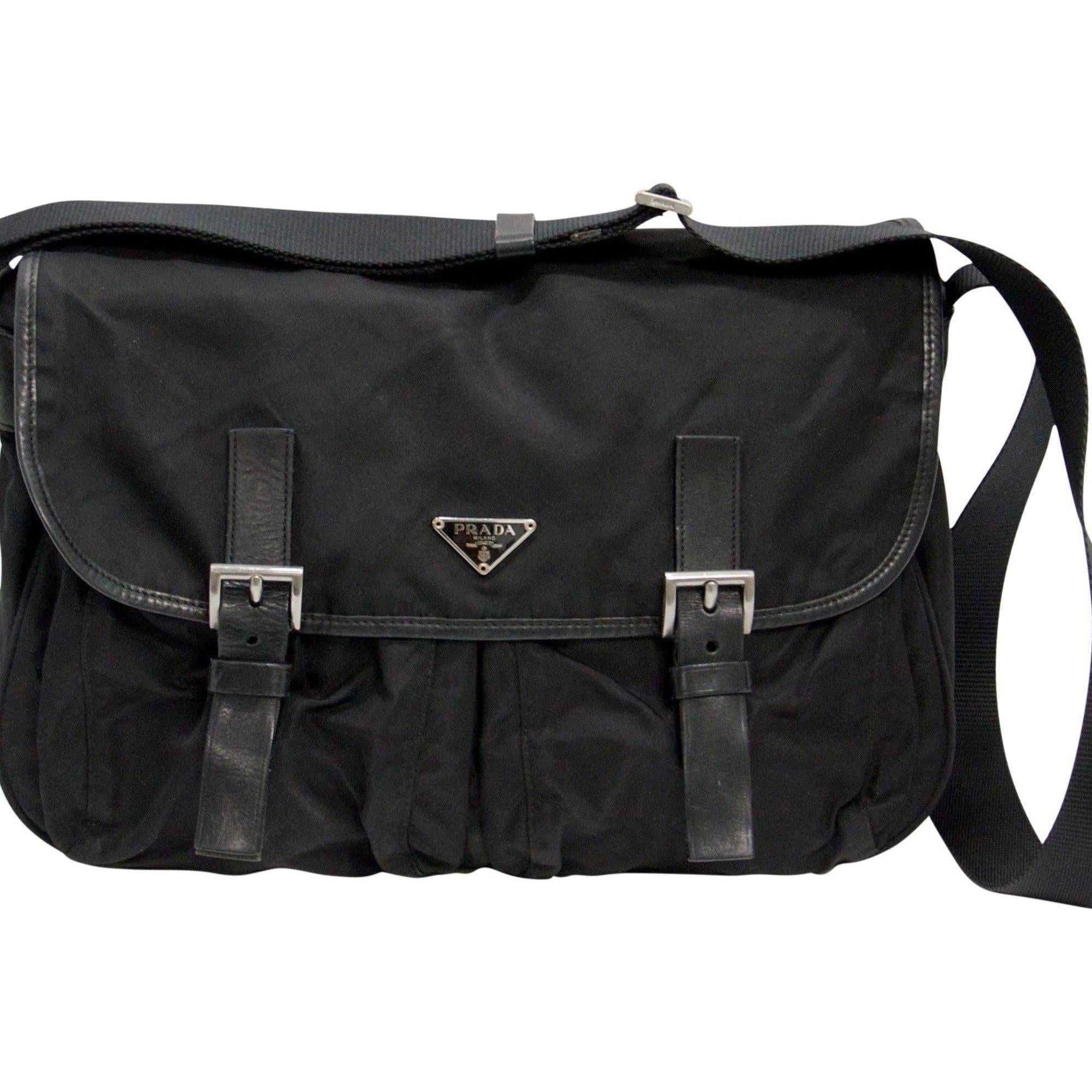 Prada Tessuto Nylon Messenger Bag