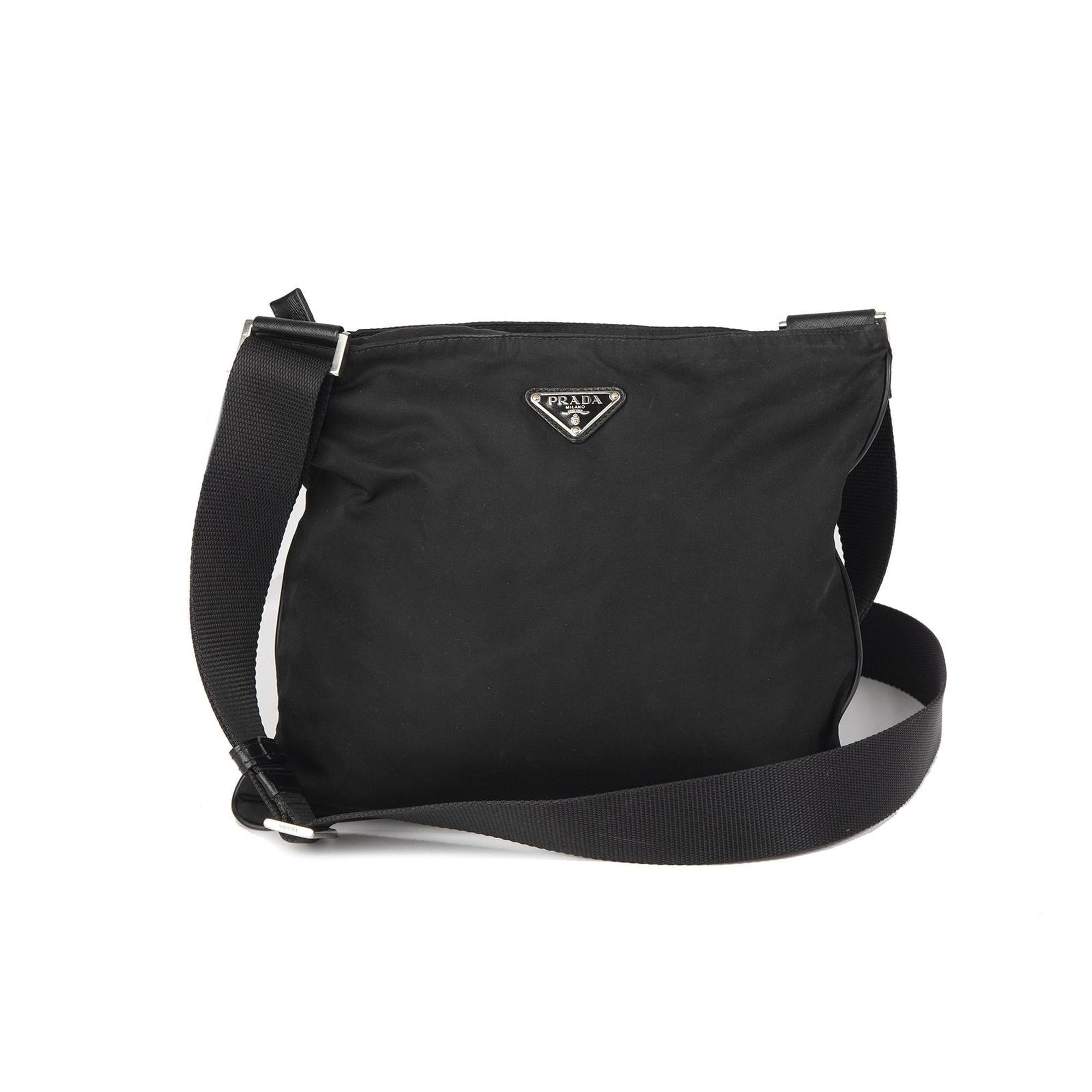 Prada Tessuto Nylon Vela Messenger Bag