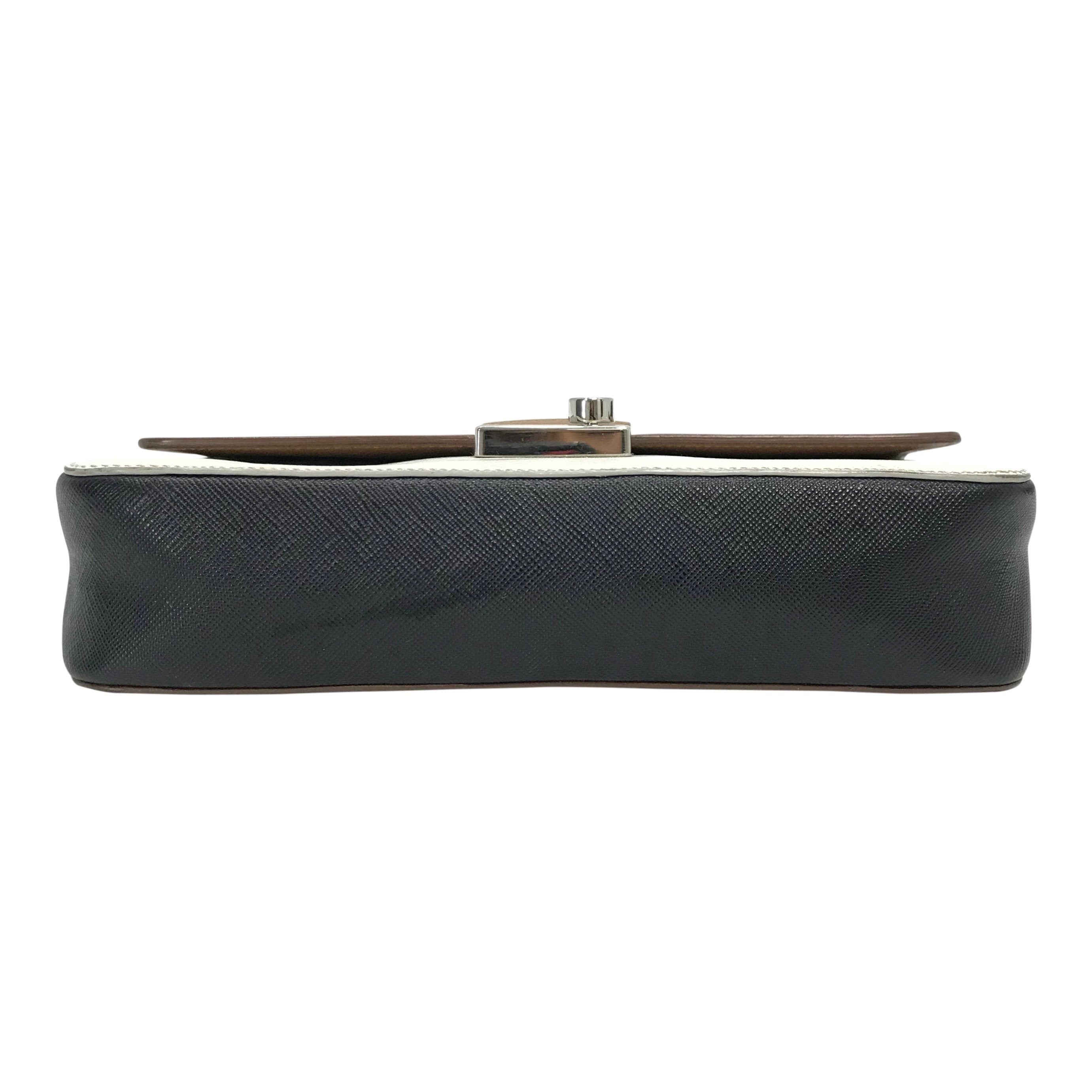 Prada Tricolour Saffiano Sound Crossbody Bag