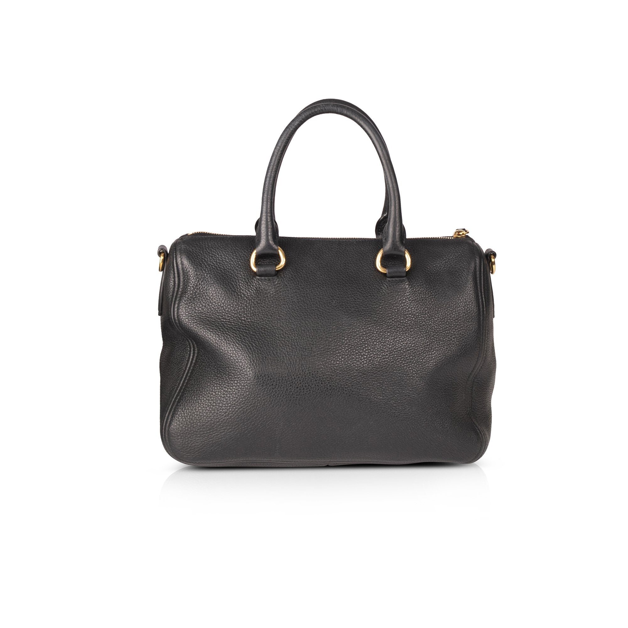 Prada Vitello Daino Boston Bag