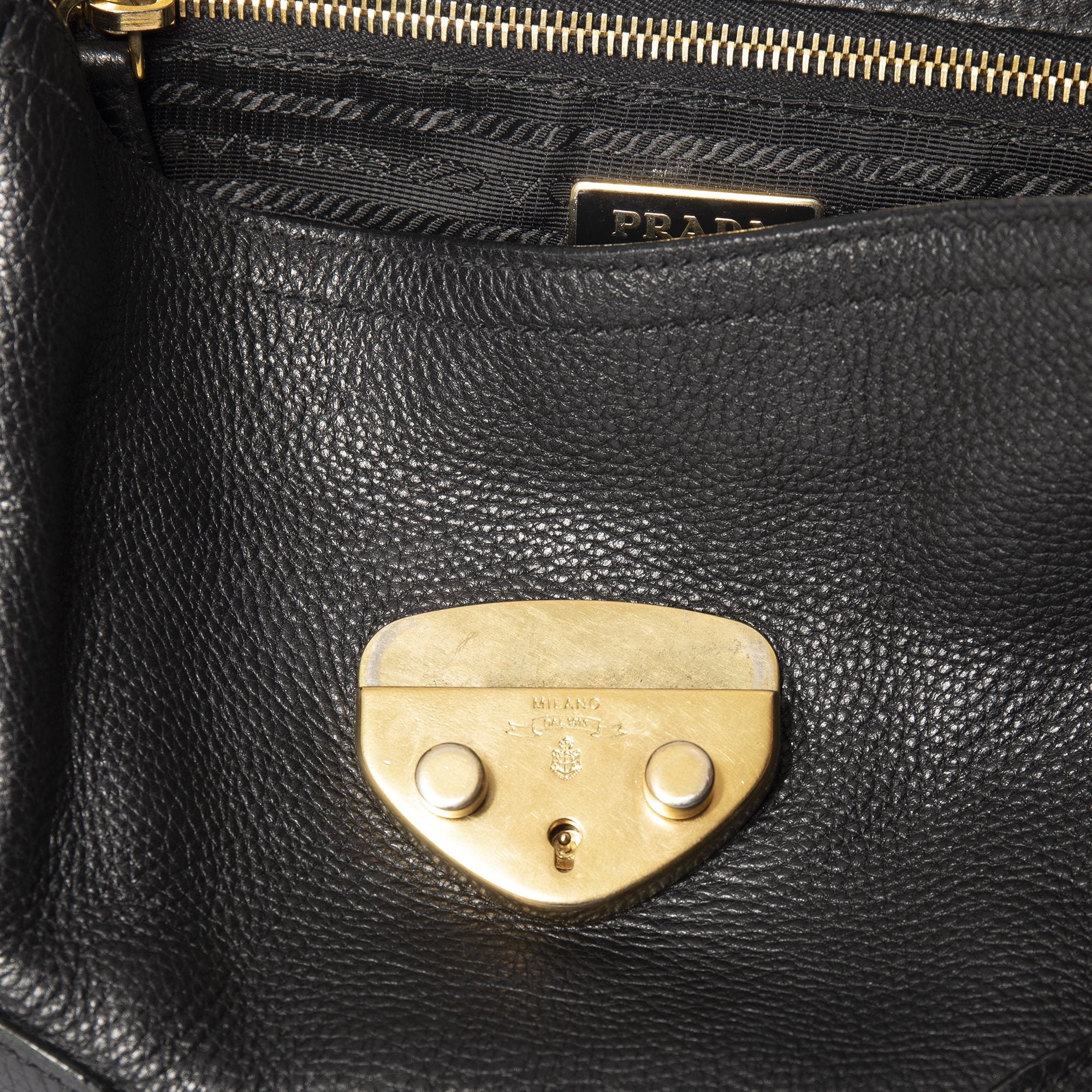 Prada Vitello Daino Easy Shoulder Bag