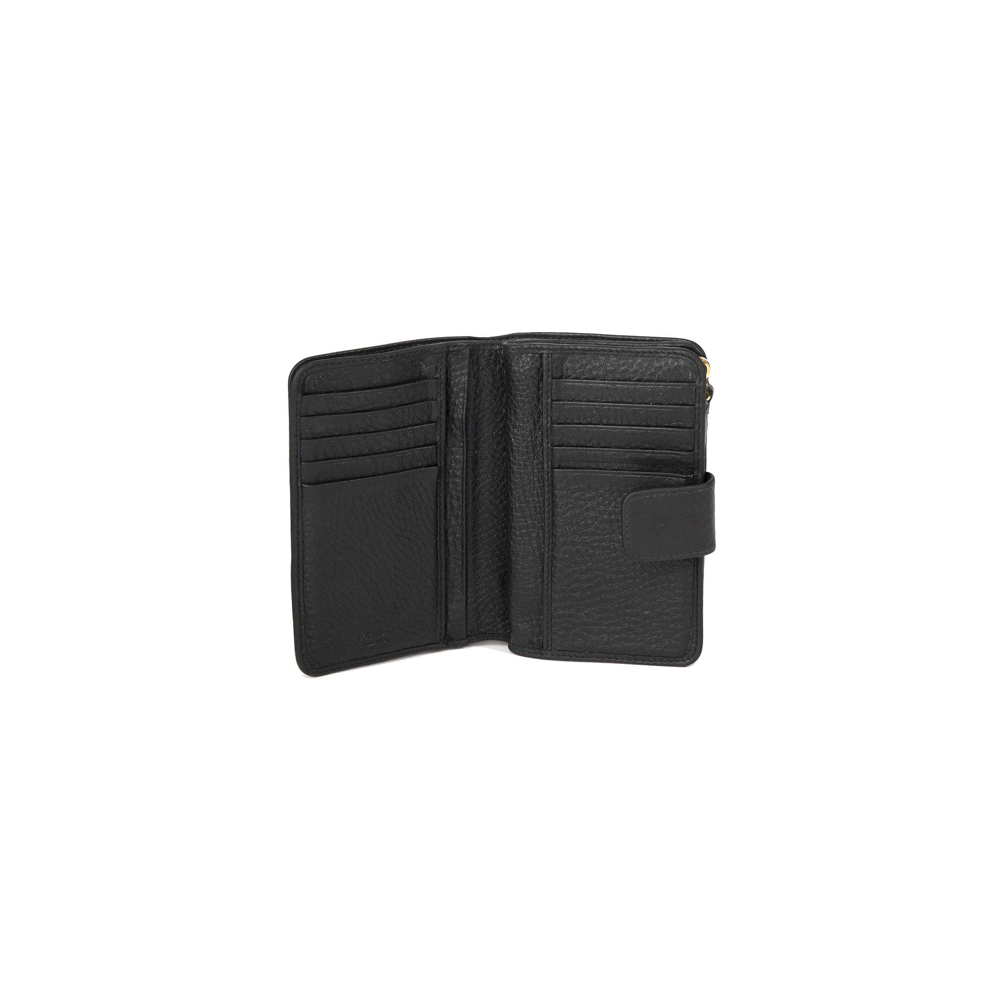 Prada Vitello Daino French Wallet w/ Box