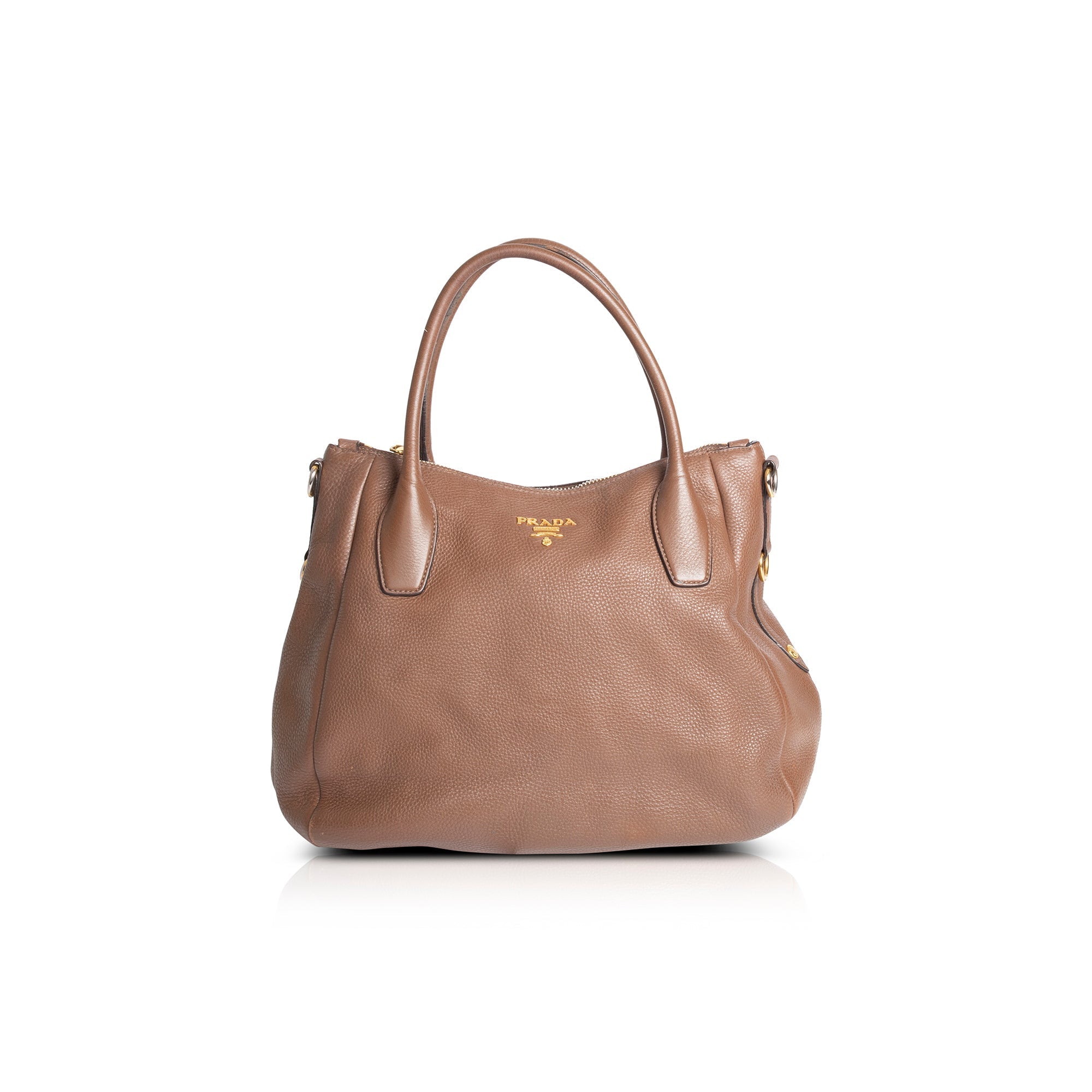 Prada Vitello Daino Sacca 2 Manici Convertible Tote