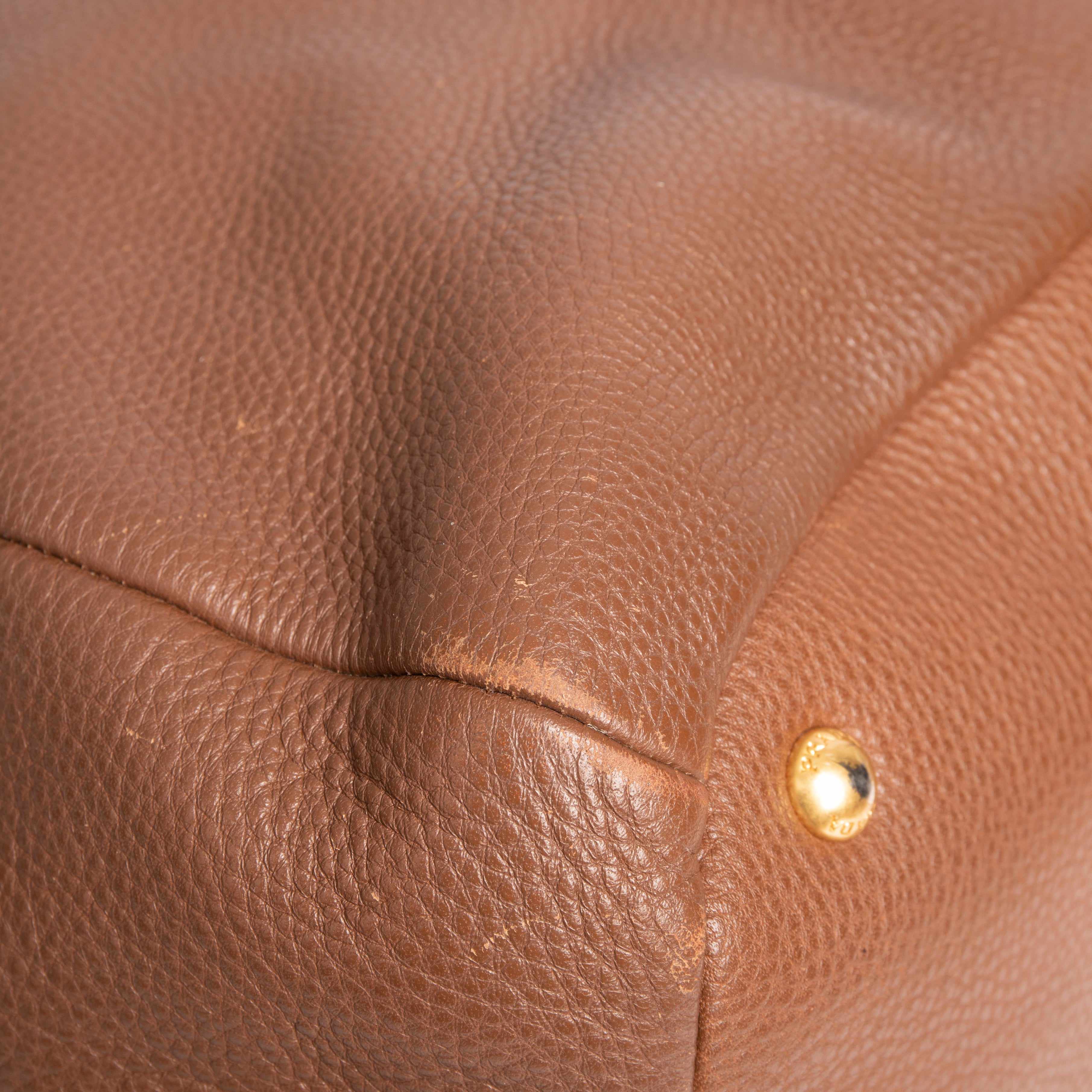 Prada Vitello Daino Sacca 2 Manici Convertible Tote