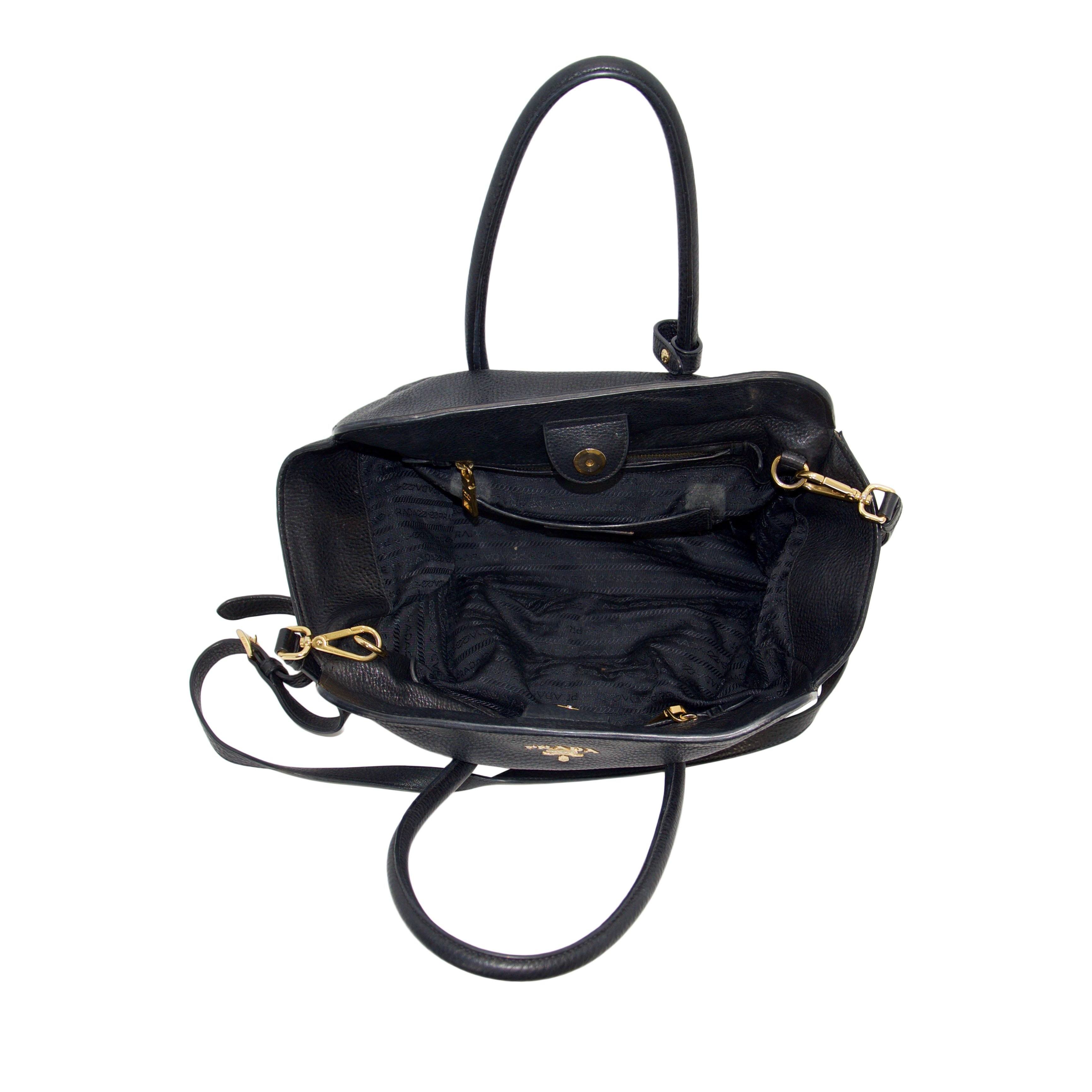 Prada Vitello Daino Satchel