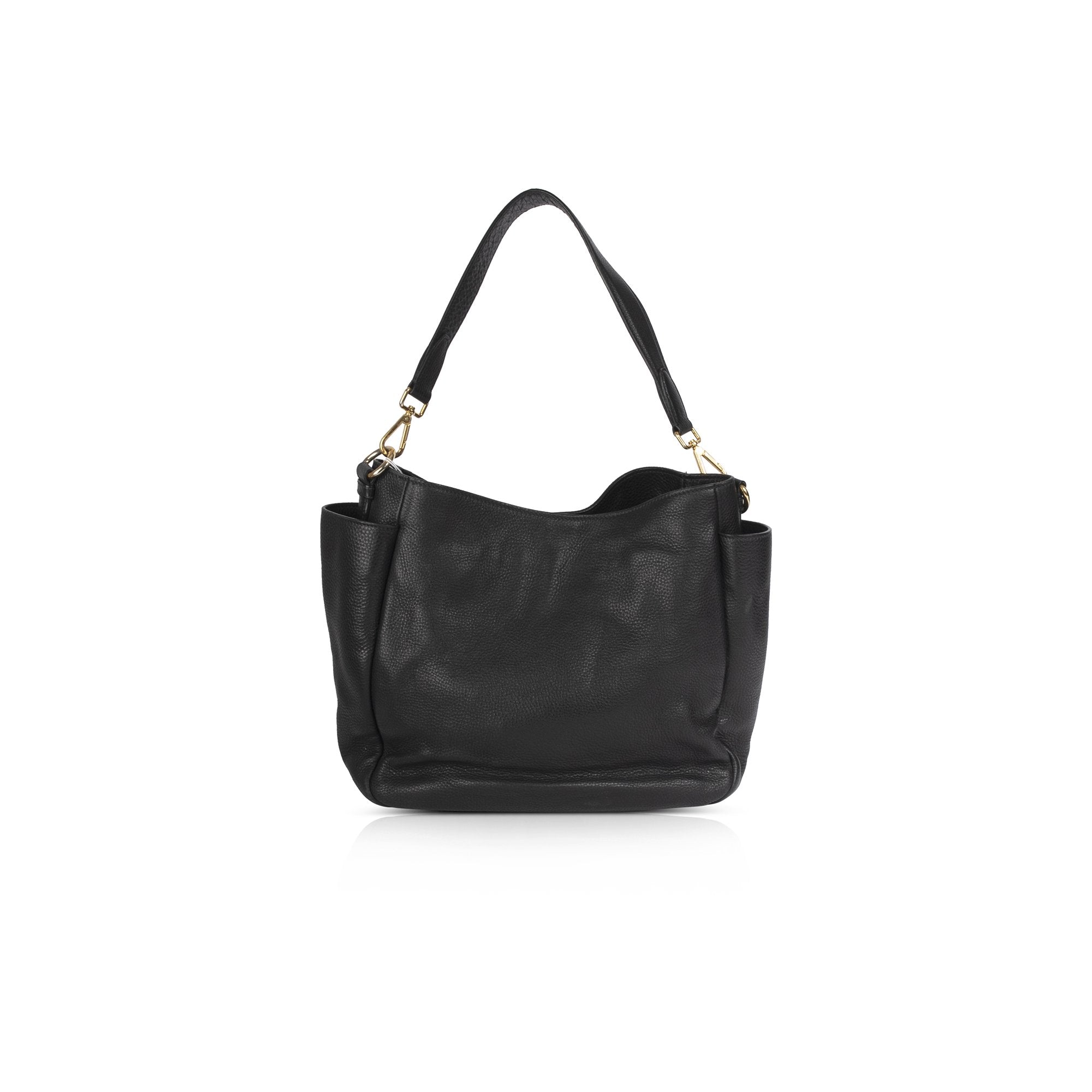 Prada Vitello Daino Side Pocket Hobo