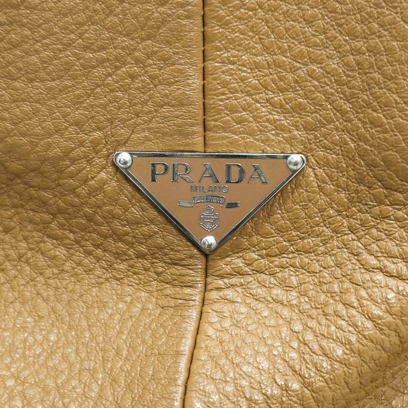Prada Vitello Daino Side Pocket Tote