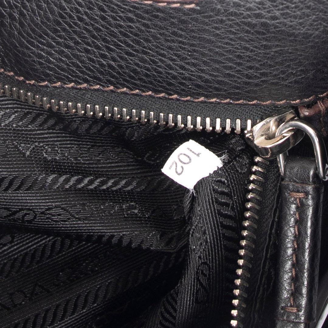Prada Vitello Daino Side Pocket Tote