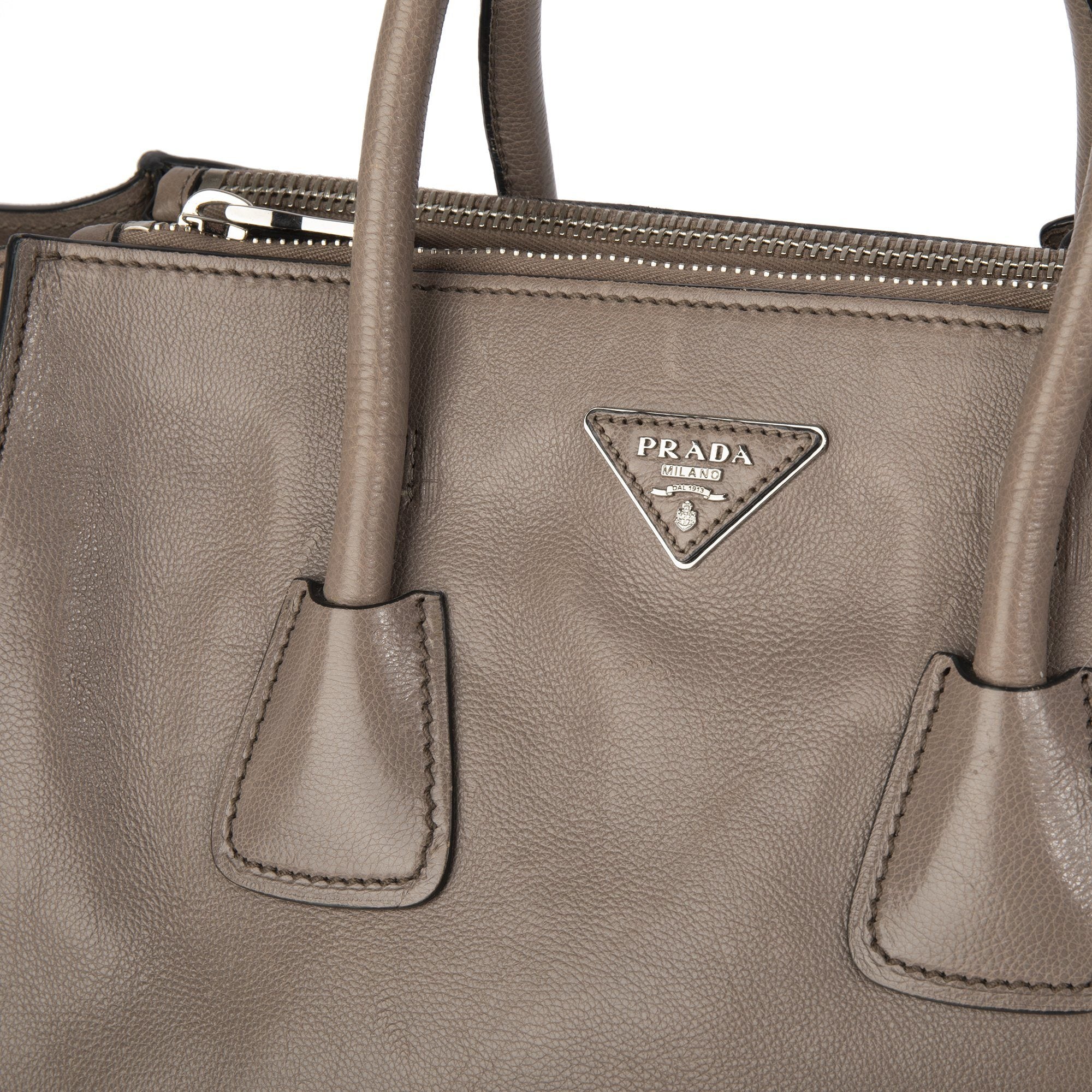 Prada Vitello Daino Twin Pocket Tote