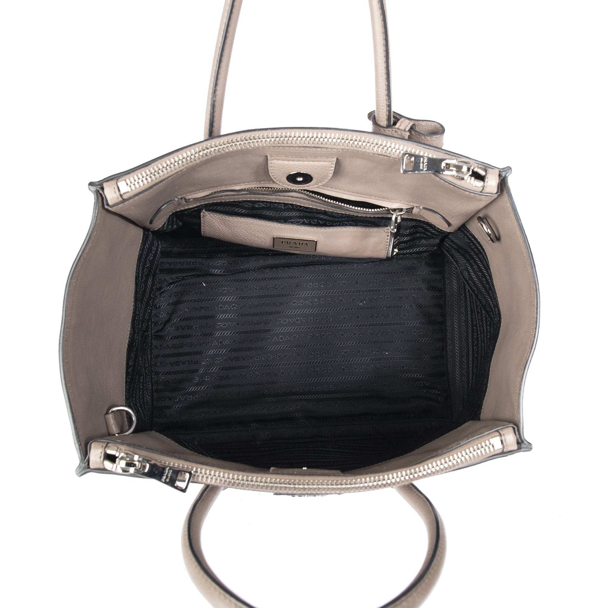 Prada Vitello Daino Twin Pocket Tote