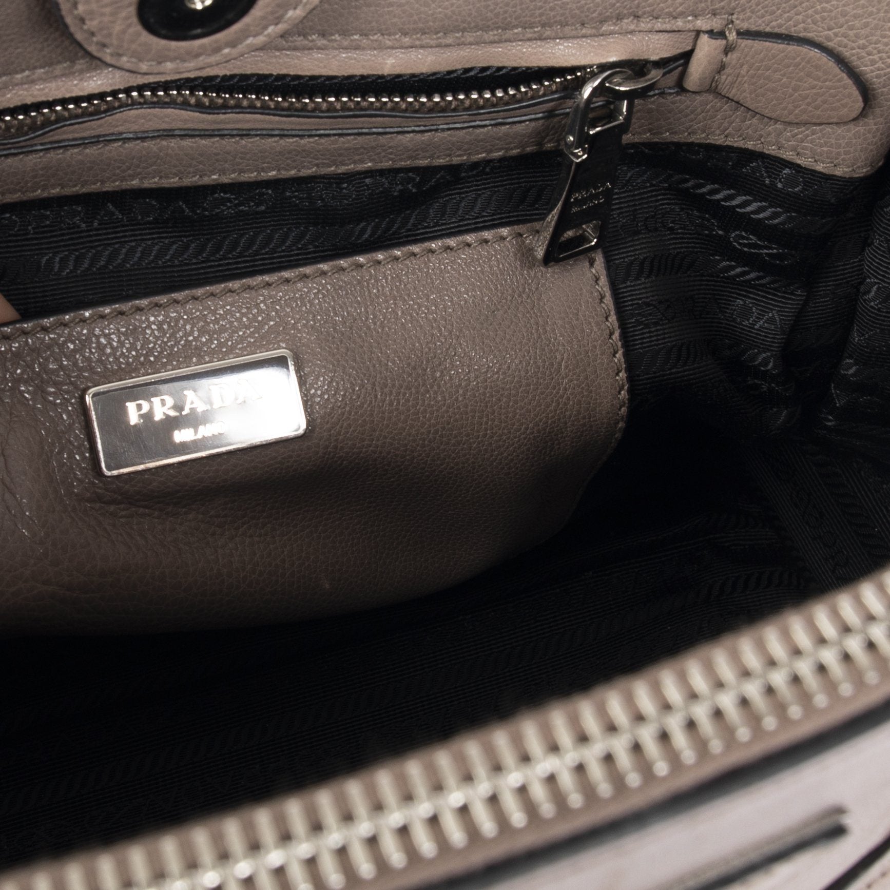 Prada Vitello Daino Twin Pocket Tote