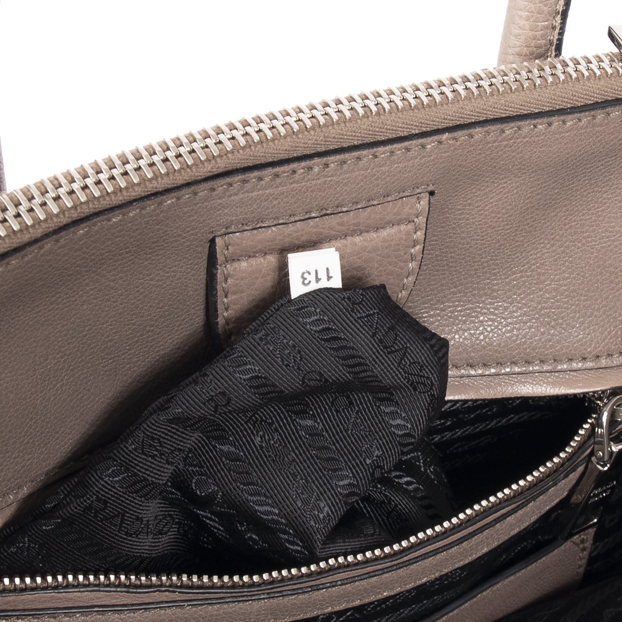 Prada Vitello Daino Twin Pocket Tote