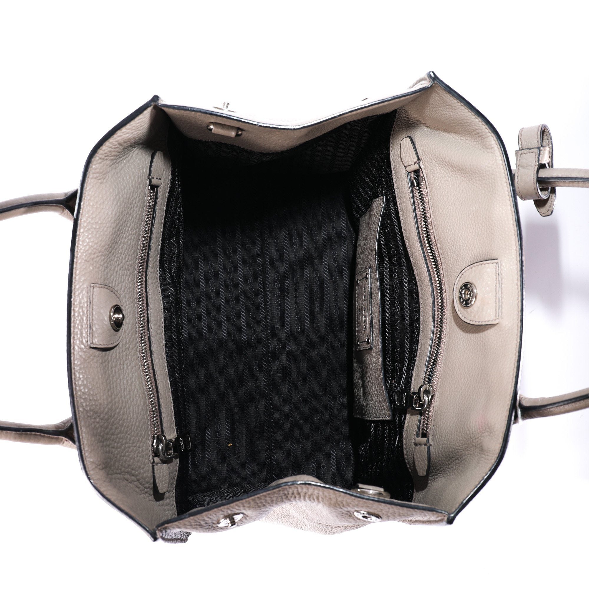 Prada Vitello Daino Twin Pocket Tote