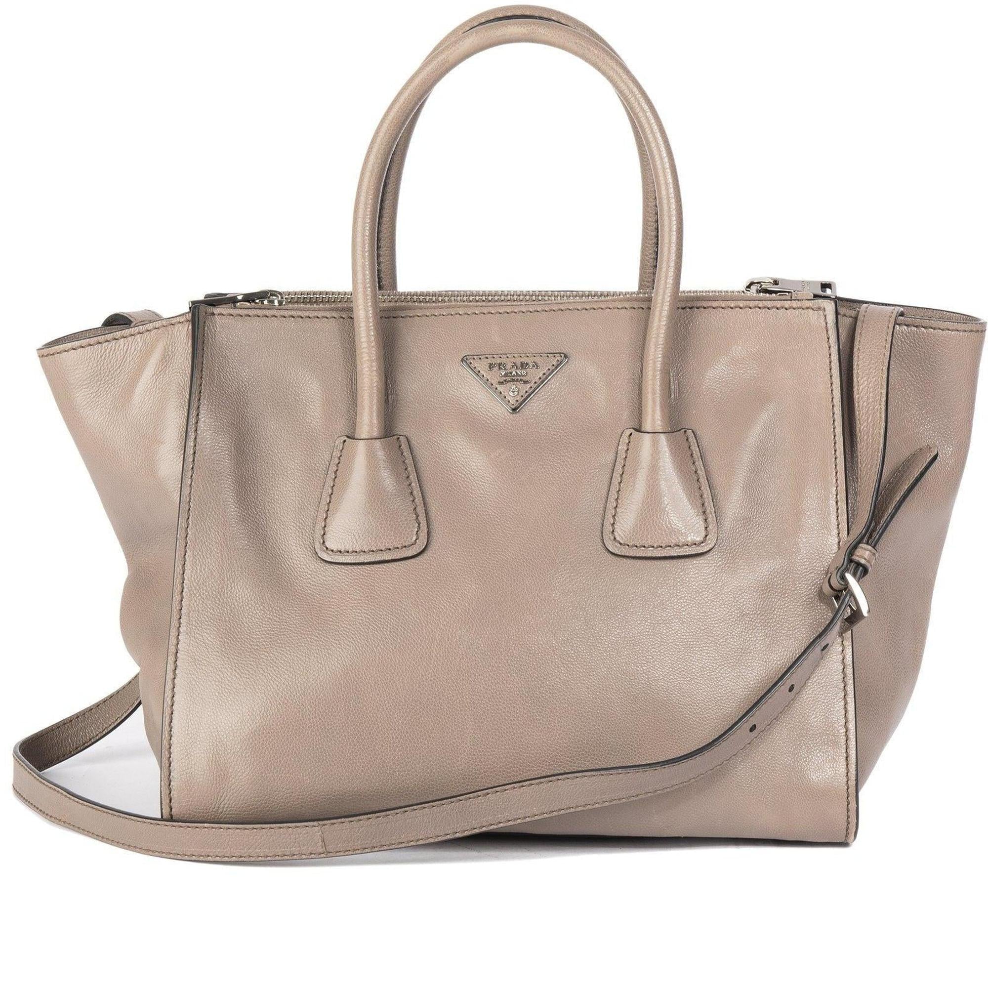 Prada Vitello Daino Twin Pocket Tote