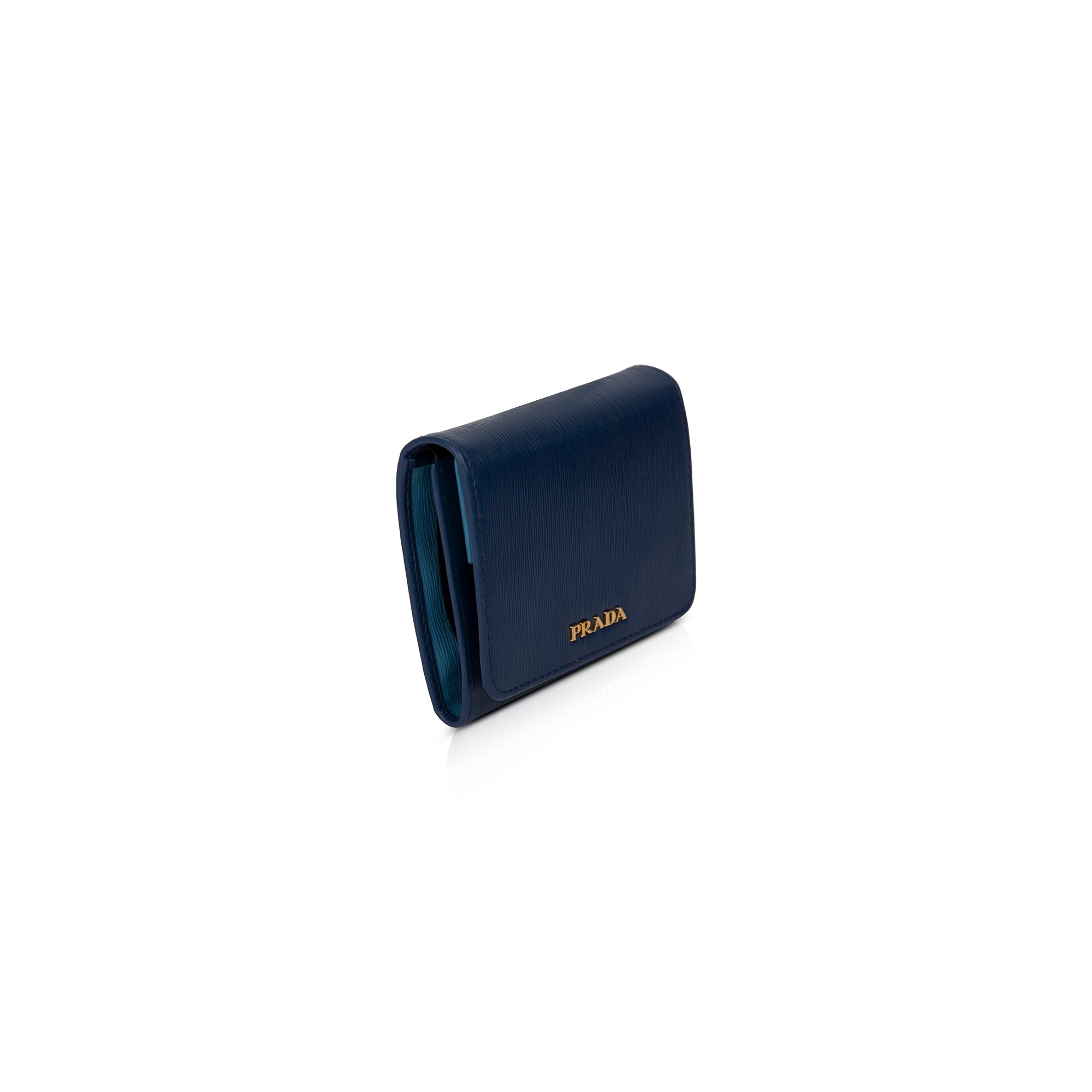 Prada Vitello Move Leather Wallet w/ Box