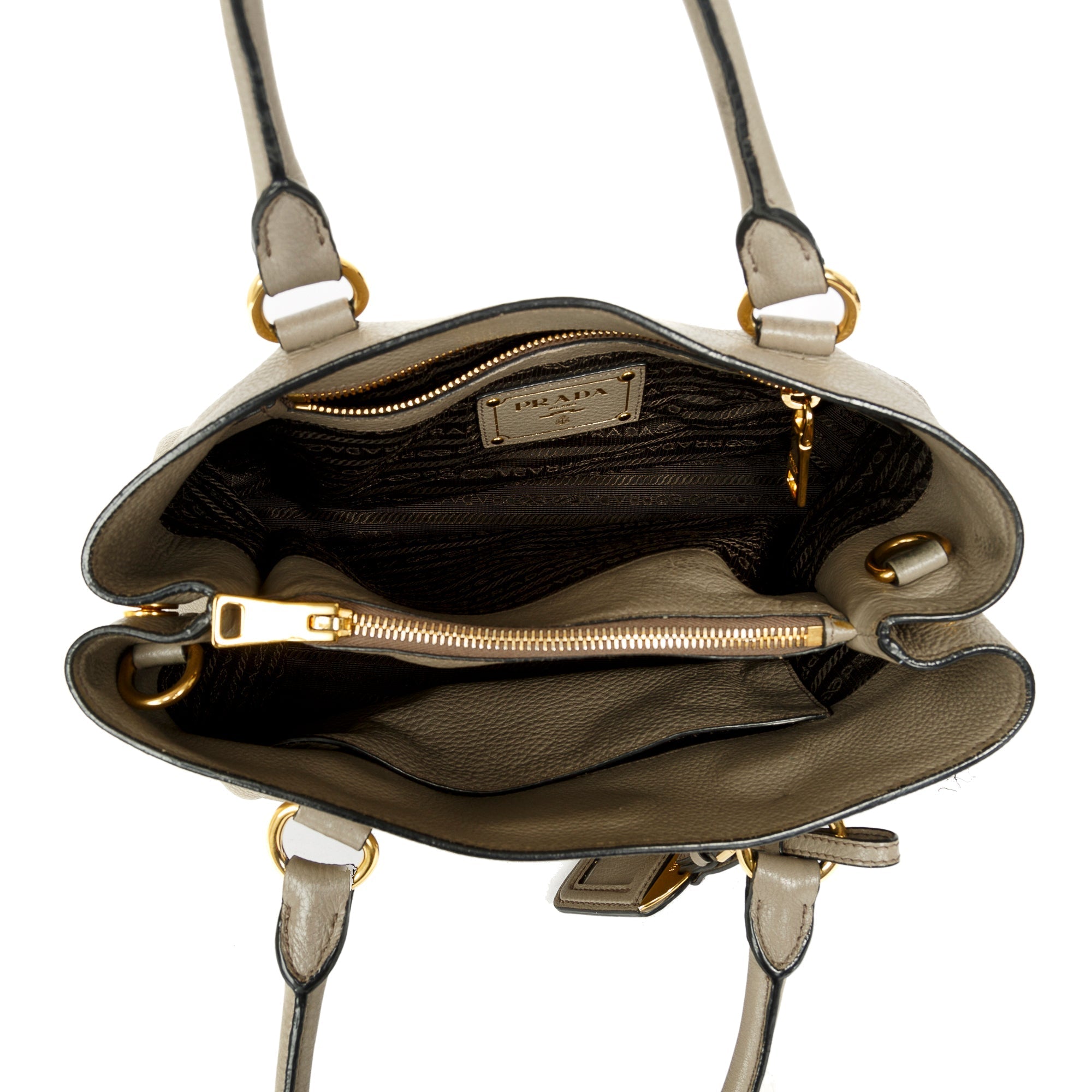 Prada Vitello Phenix Tote w/ Shoulder Strap