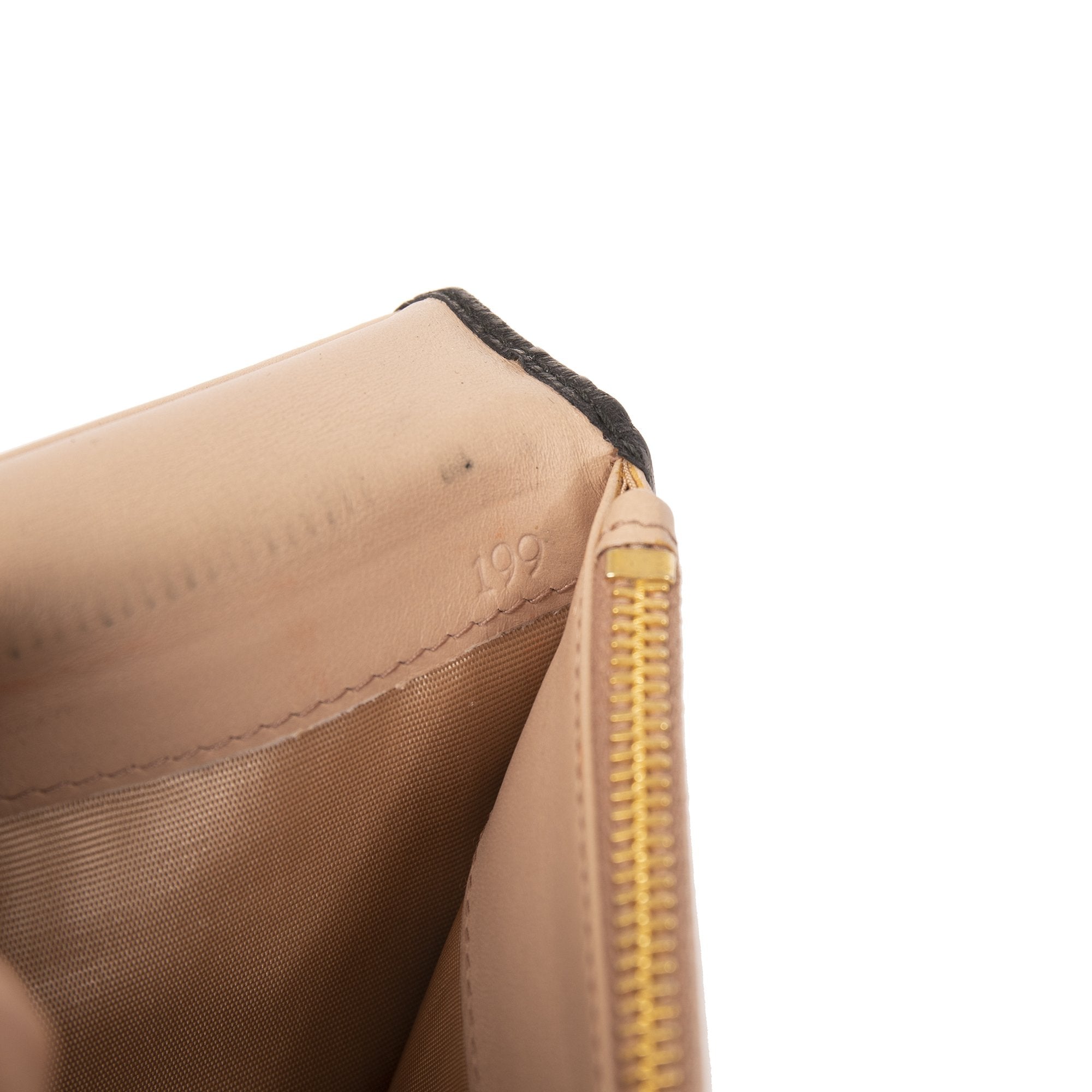 Prada Vitello Shine Leather Organizer Wallet