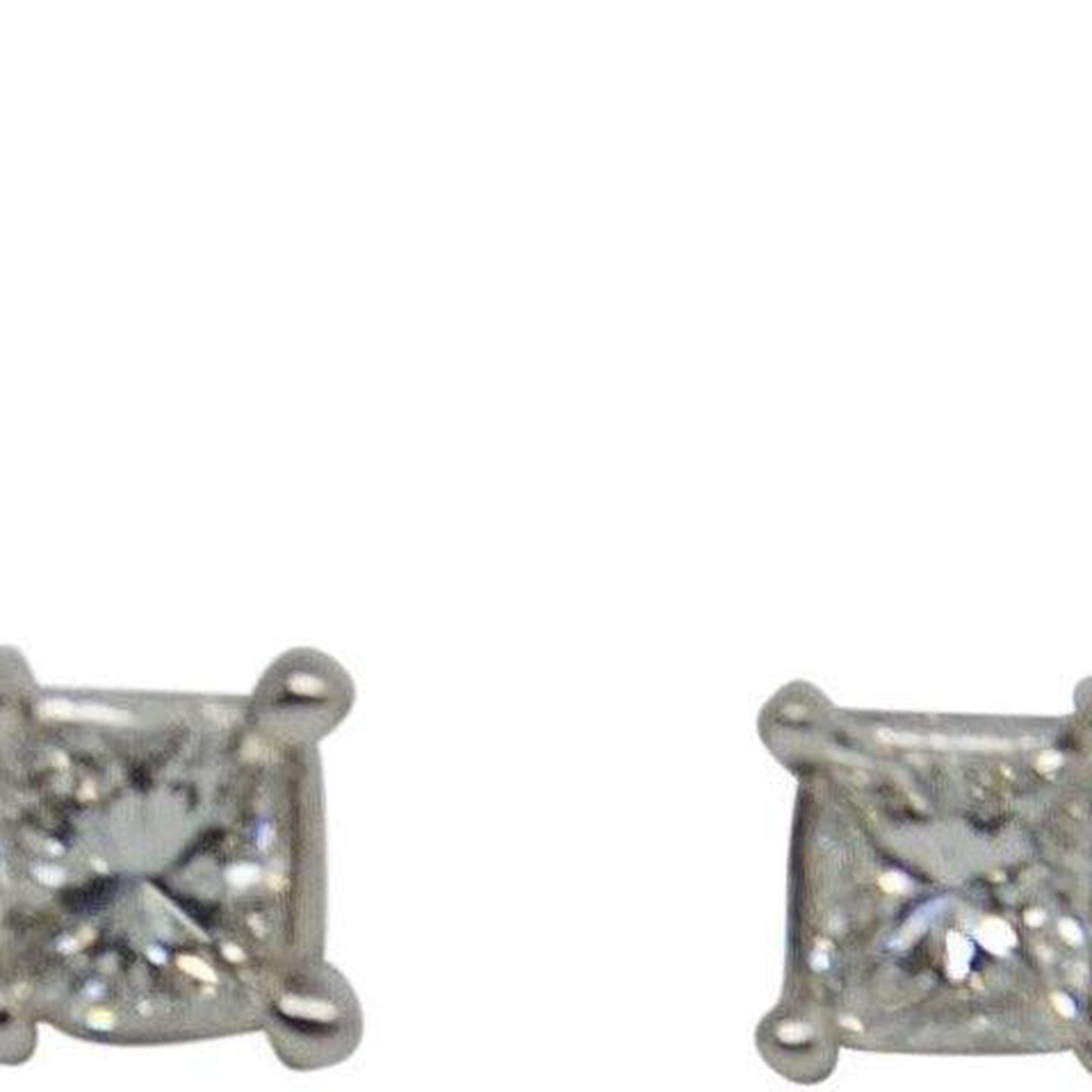 Princess Cut Diamond Stud Earrings