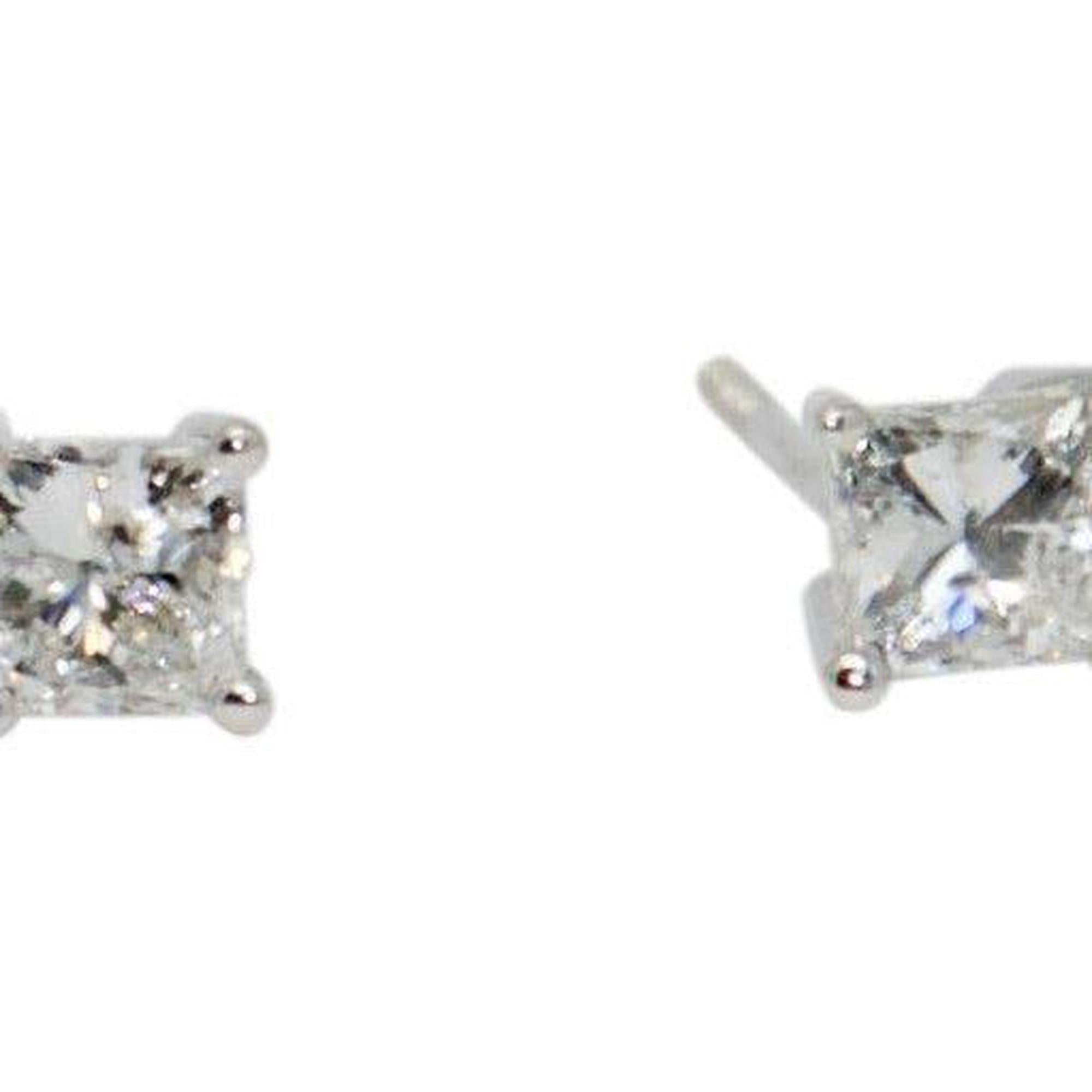 Princess Cut Diamond Stud Earrings